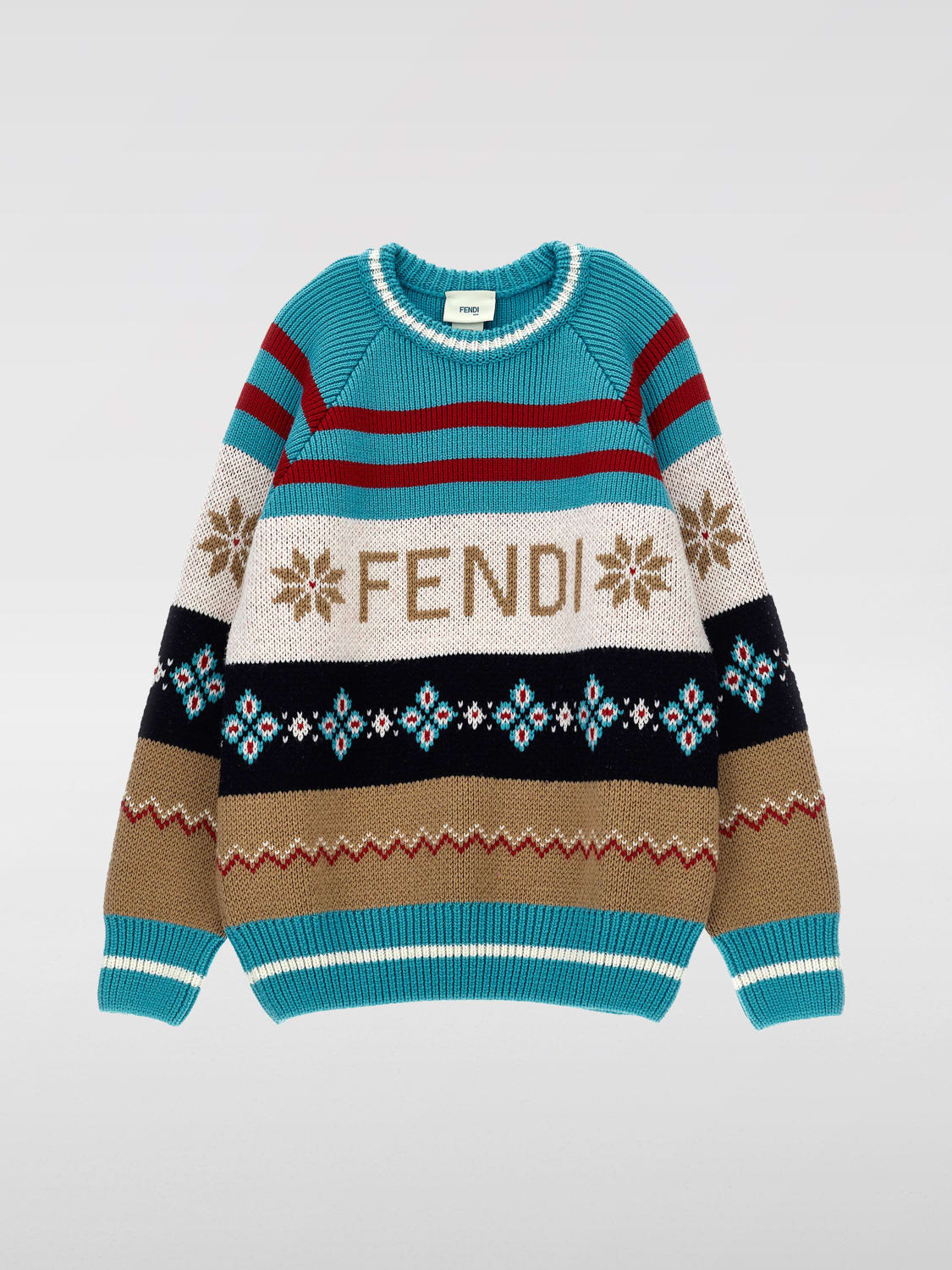 FENDI SWEATER: Sweater kids Fendi, Multicolor - Img 1