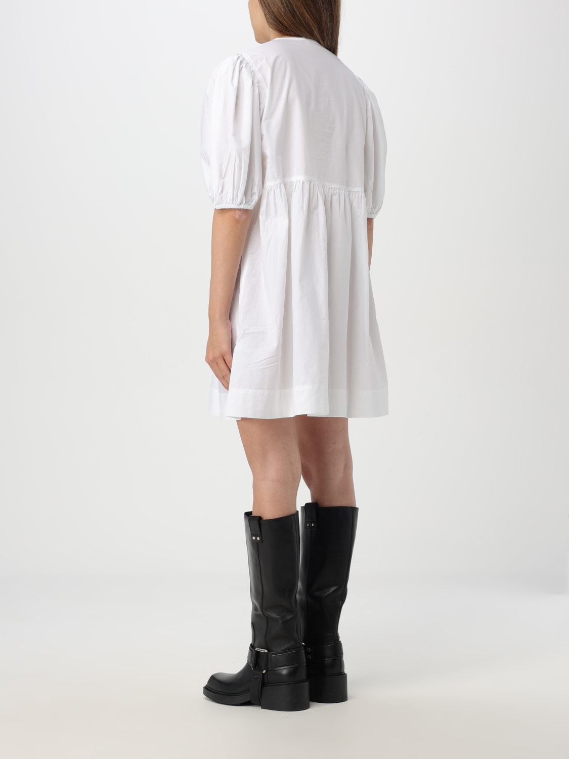 ワンピース GANNI Woman Dress White F9170 151 GANNI: Dress woman - White | Ganni dress F9170 online at