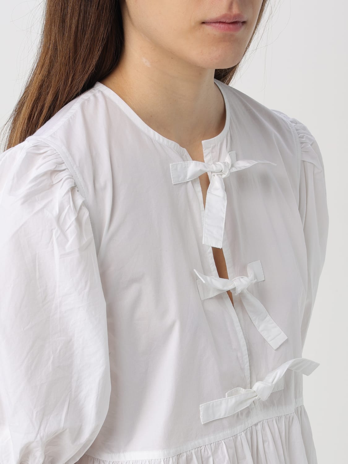 ワンピース GANNI Woman Dress White F9170 151 GANNI: Dress woman - White | Ganni dress F9170 online at