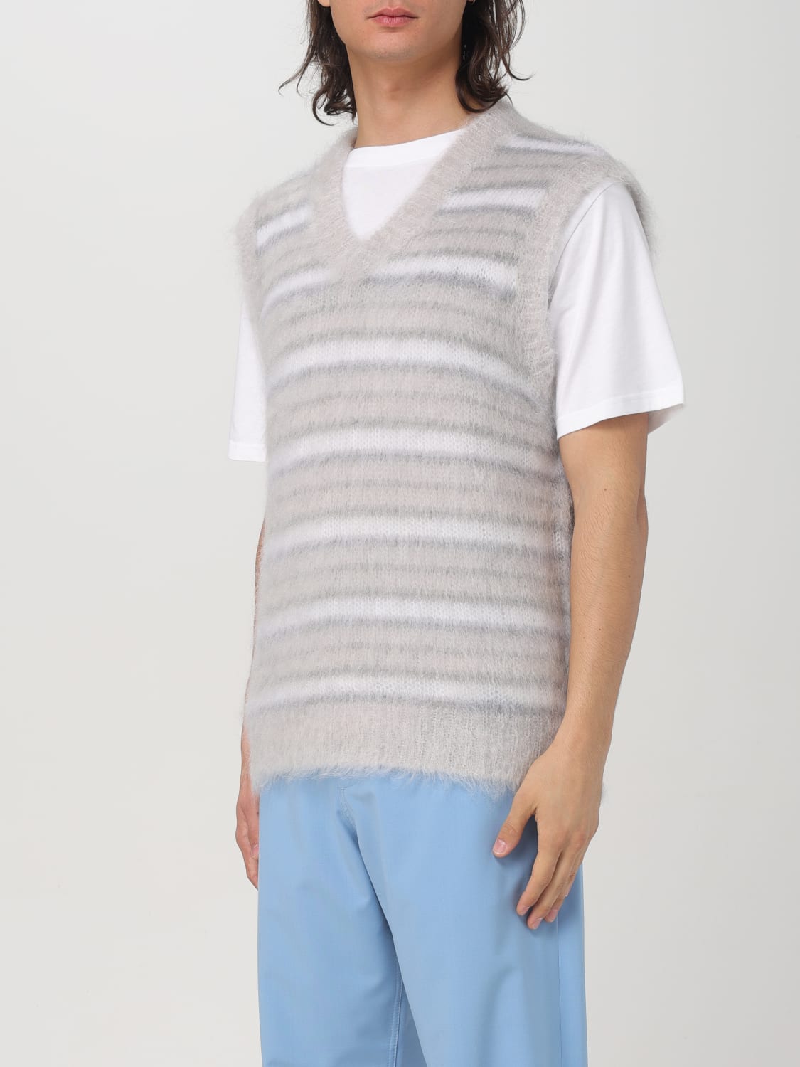 MARNI SUIT VEST: Suit vest men Marni, Grey - Img 4