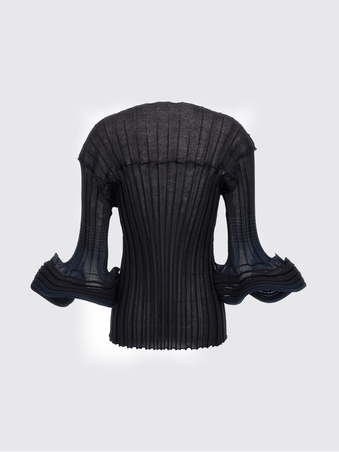 ISSEY MIYAKE TOP: Top woman Issey Miyake, Blue - Img 2