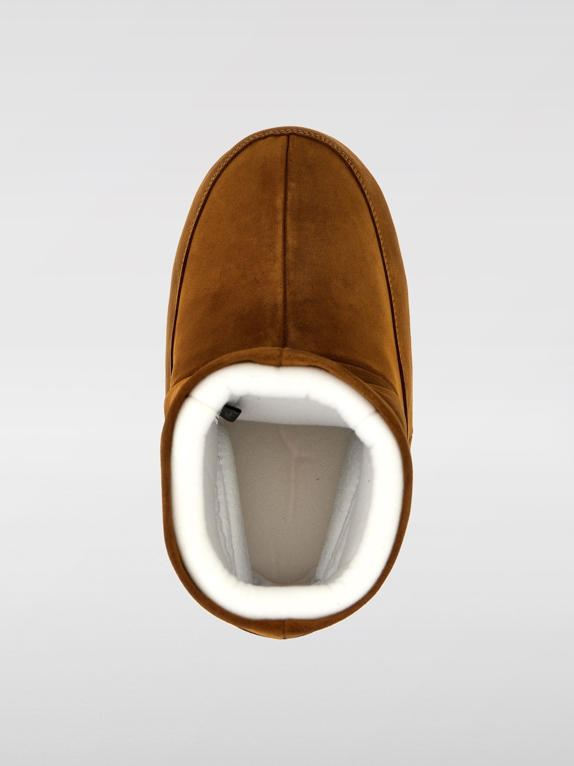 MOON BOOT STIVALI: Stivaletto Icon Moon Boot in camoscio , Marrone - Img 4