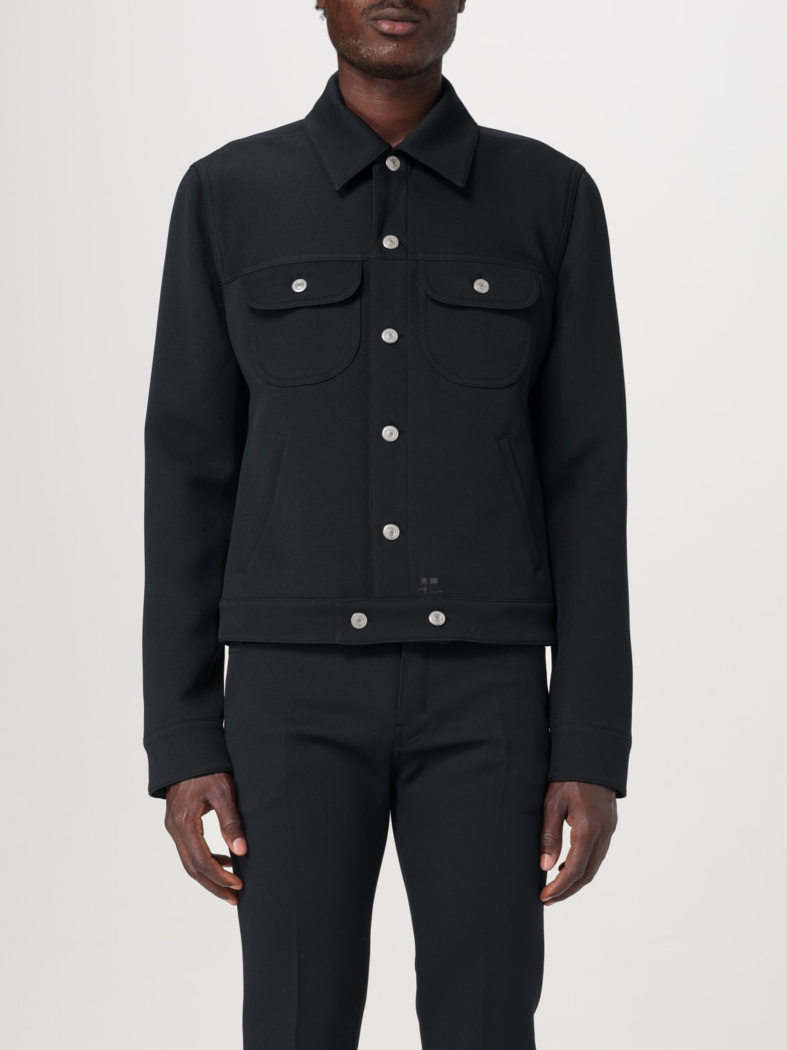 COURRÈGES JACKET: Jacket men CourrÈges, Black - Img 1