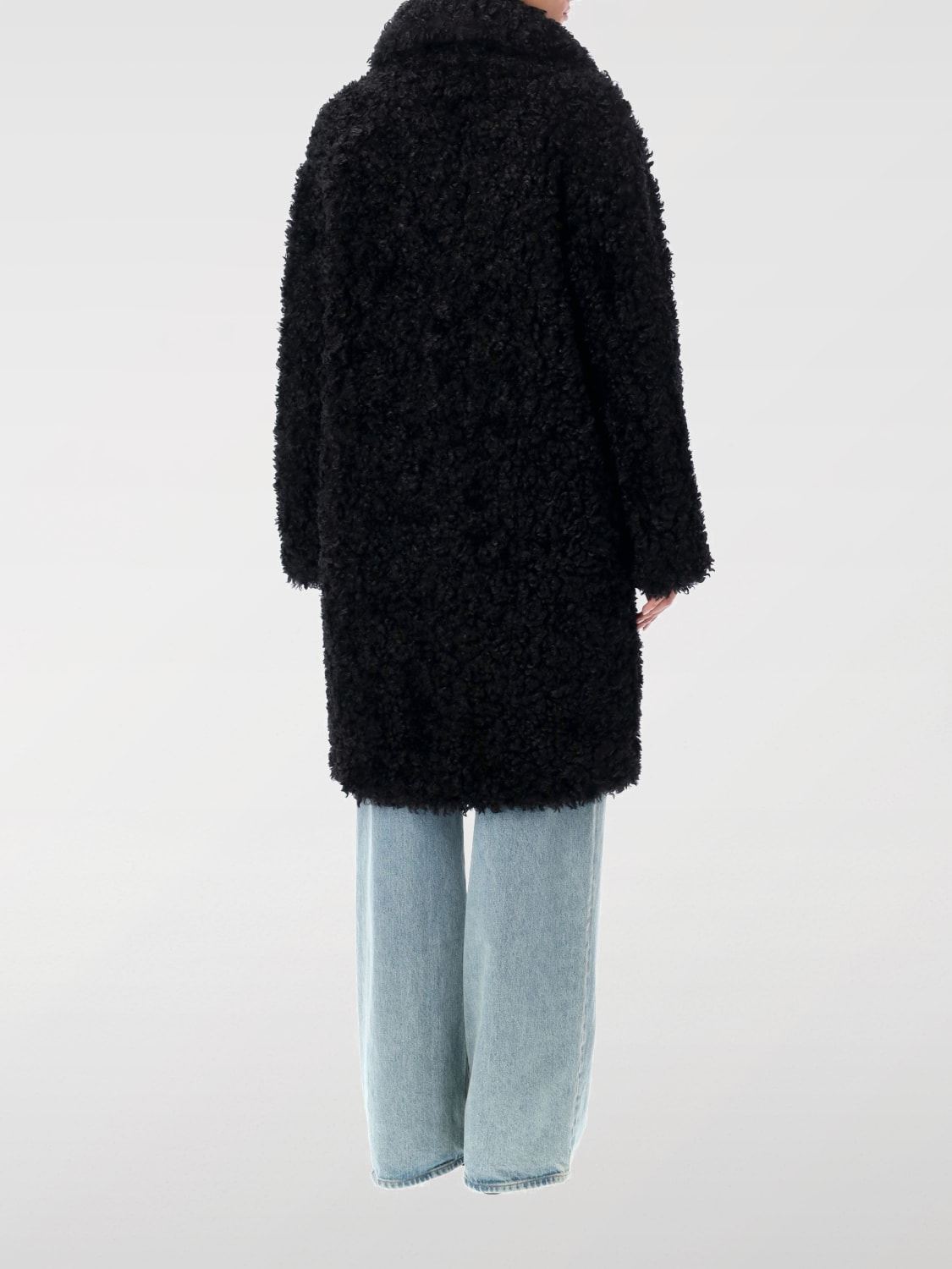 STAND STUDIO ABRIGO: Abrigo mujer Stand Studio, Negro - Img 2