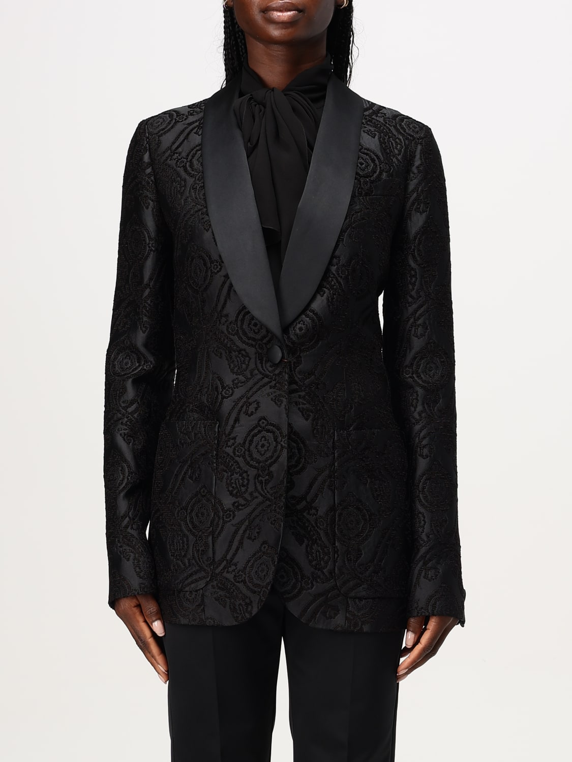 ETRO JACKET: Blazer woman Etro, Black - Img 1