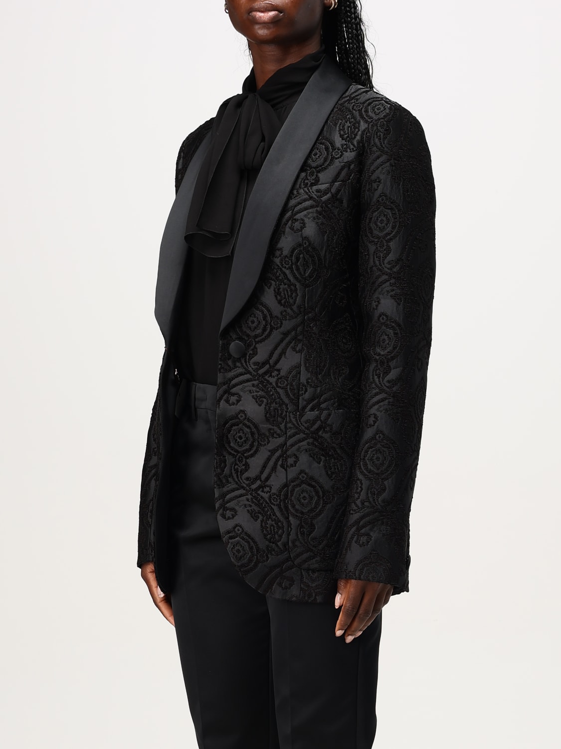 ETRO JACKET: Blazer woman Etro, Black - Img 4