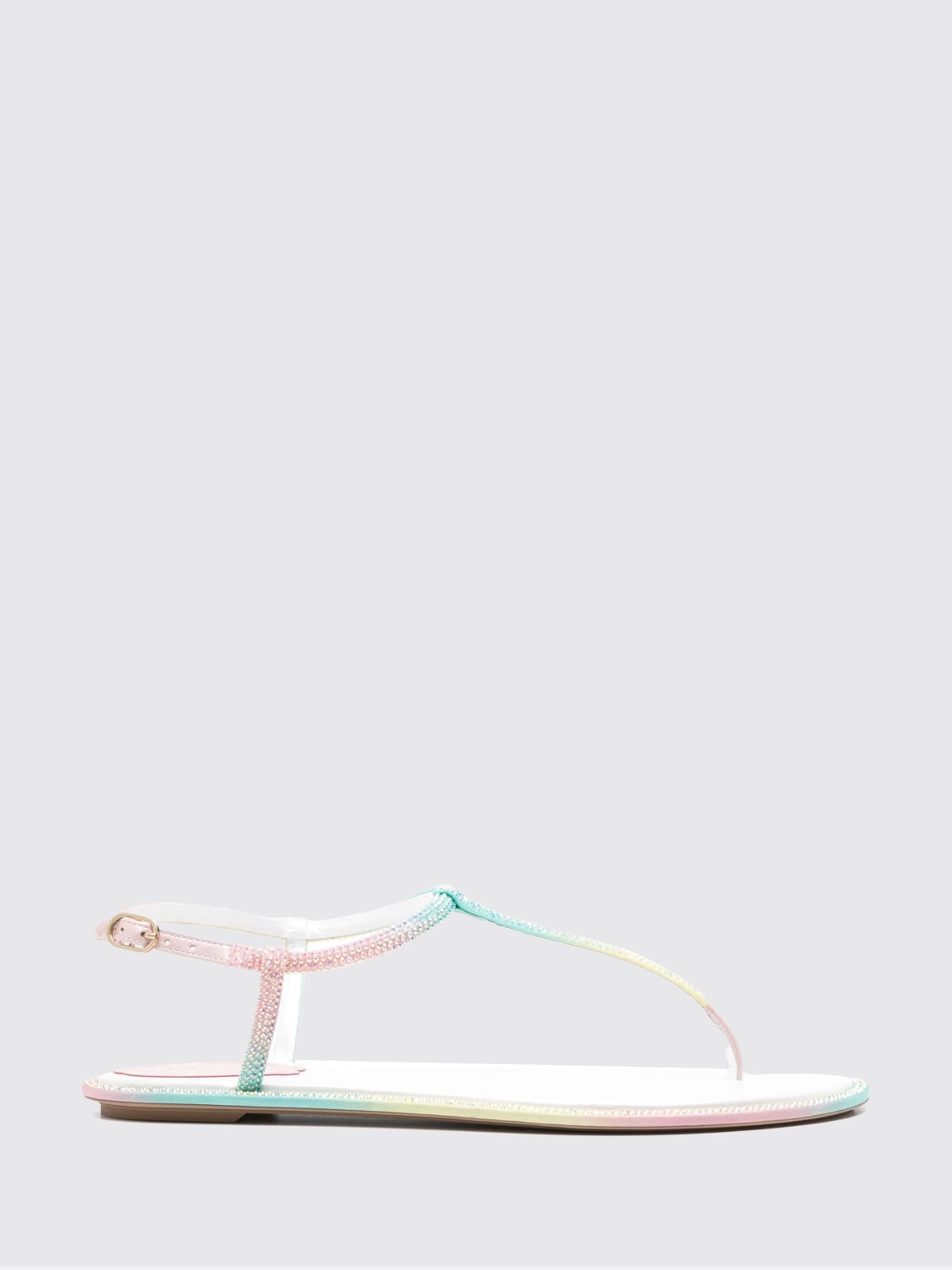 RENE CAOVILLA 힐 샌들: 힐 샌들 여성 Rene Caovilla, 멀티컬러 - Img 1