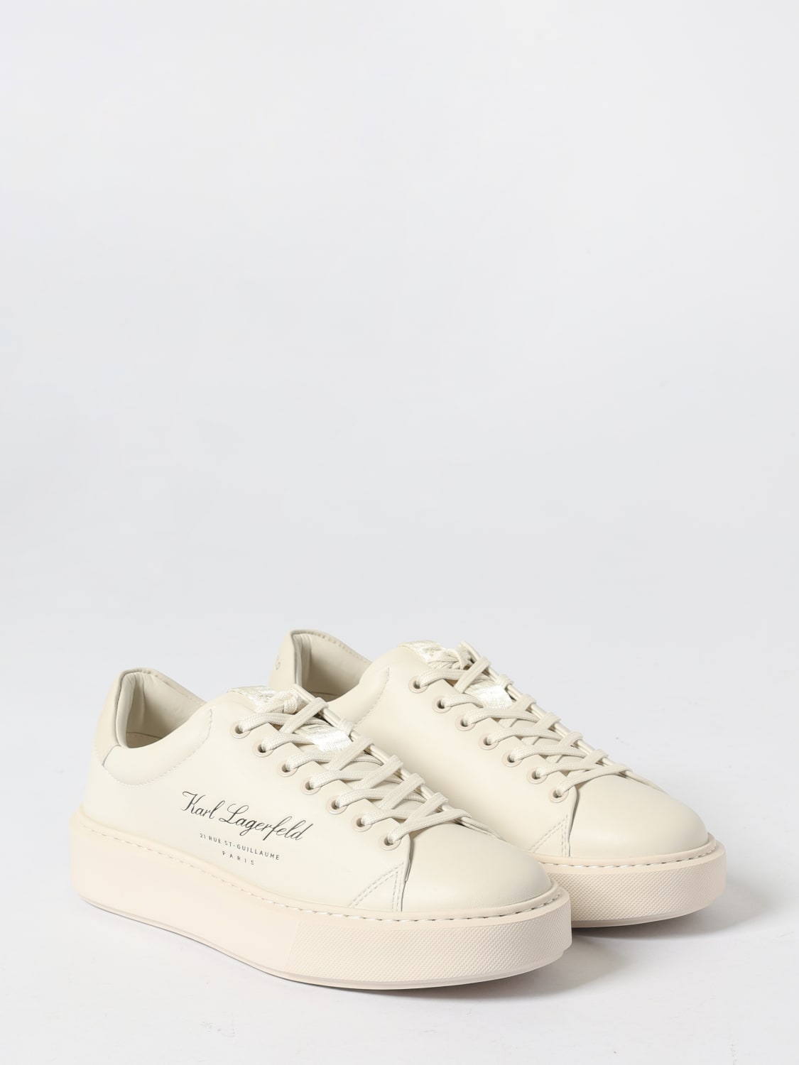 KARL LAGERFELD BASKETS: Baskets homme Karl Lagerfeld, Blanc - Img 2