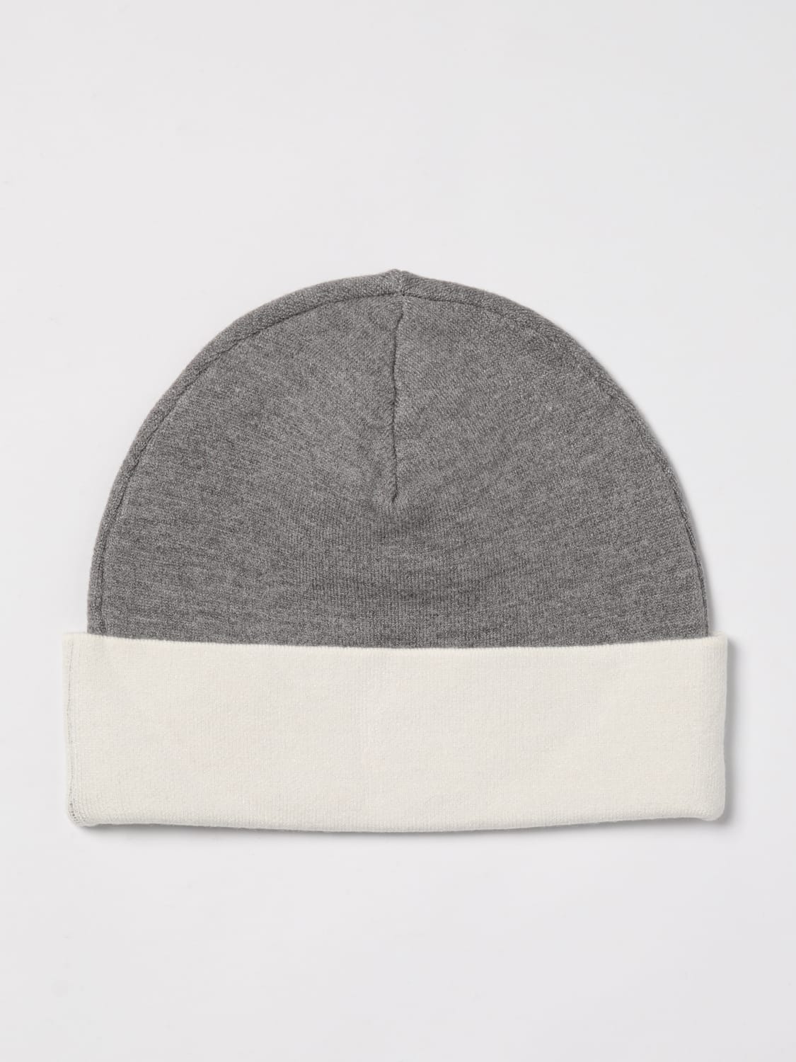 PINKO CAPPELLO: Cappello Pinko in misto viscosa con logo jacquard , Grigio - Img 2