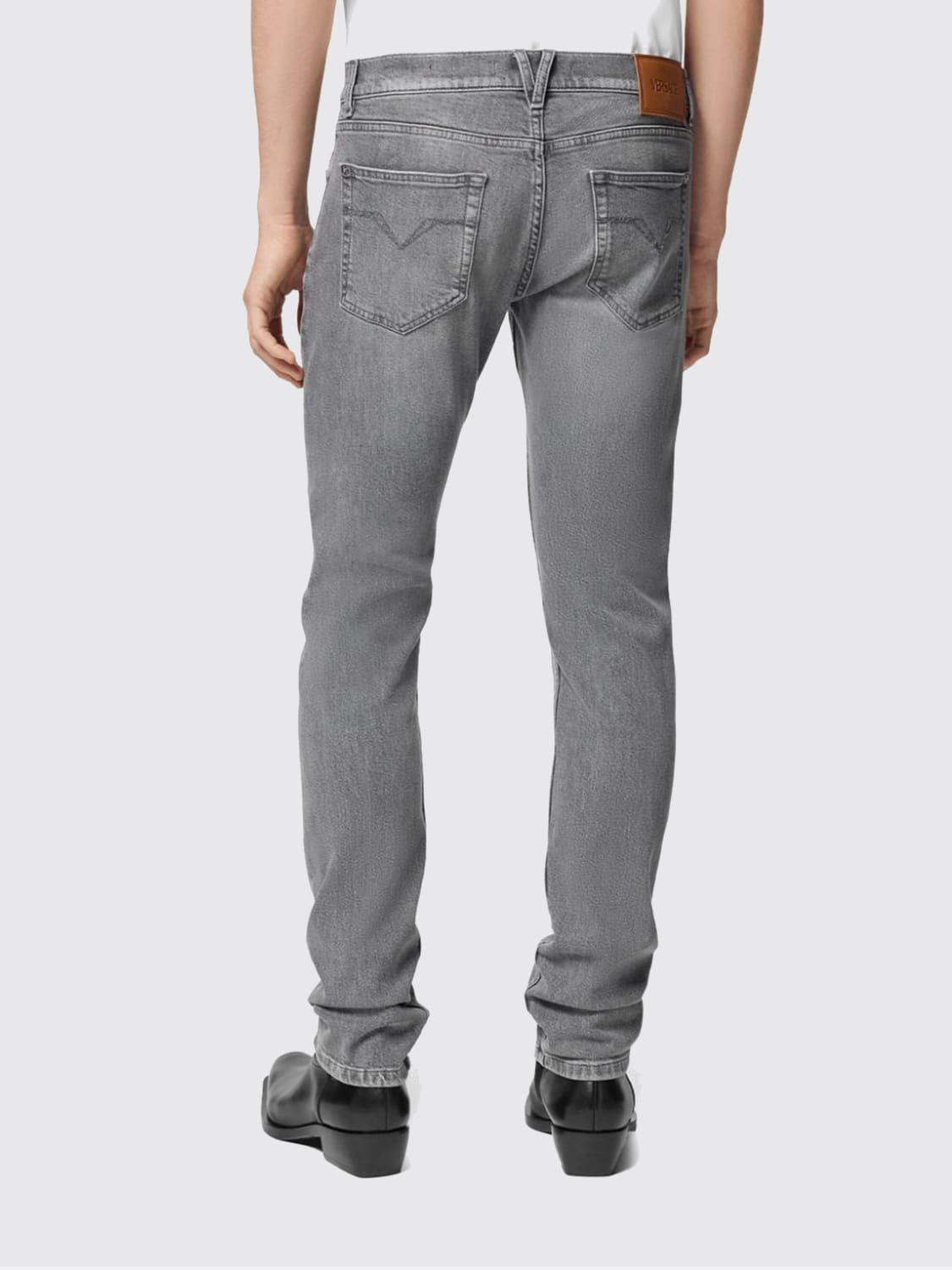 VERSACE JEANS: Jeans men Versace, Grey - Img 2