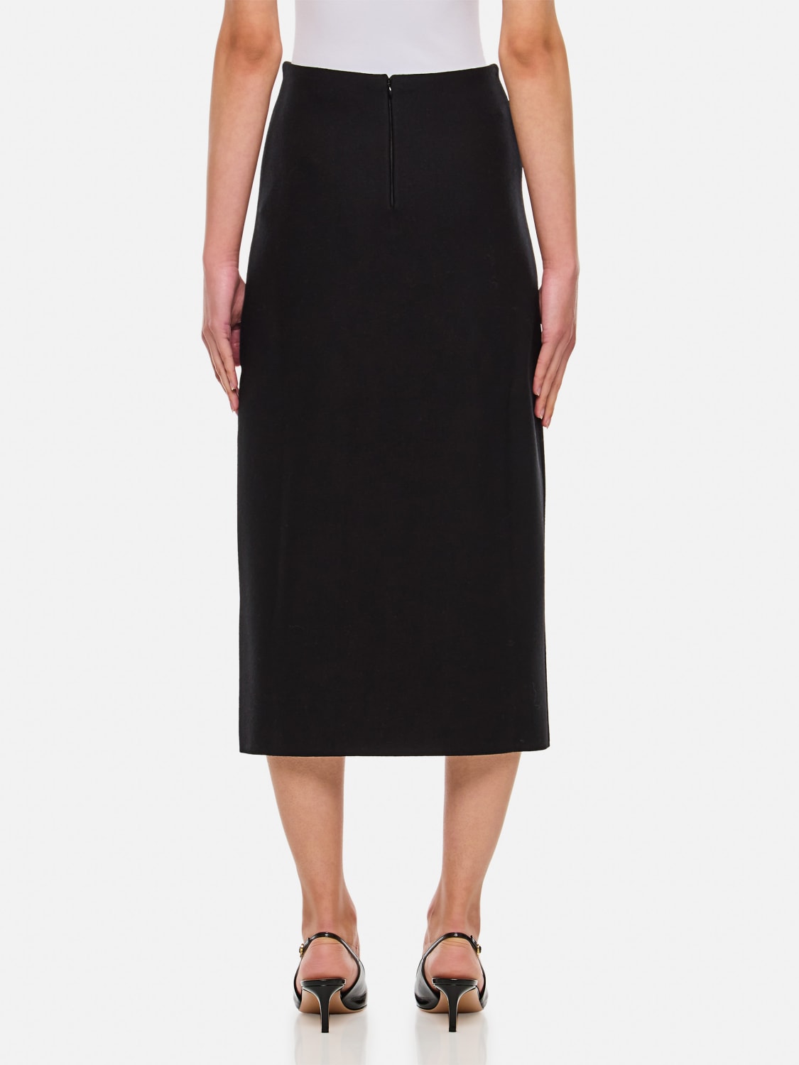 GABRIELA HEARST ROCK: Rock damen Gabriela Hearst, Schwarz - Img 3