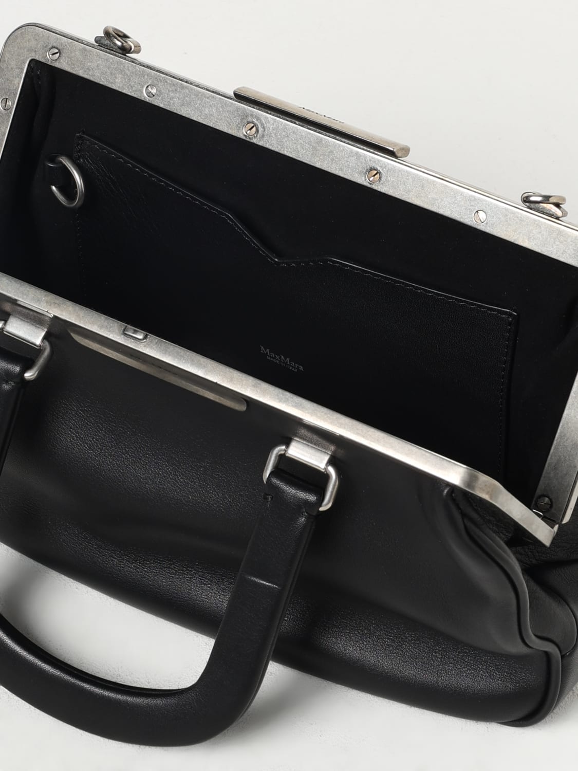 MAX MARA СУМКА С КОРОТКИМИ РУЧКАМИ: Сумка с короткими ручками Женское Max Mara, Черный - Img 5