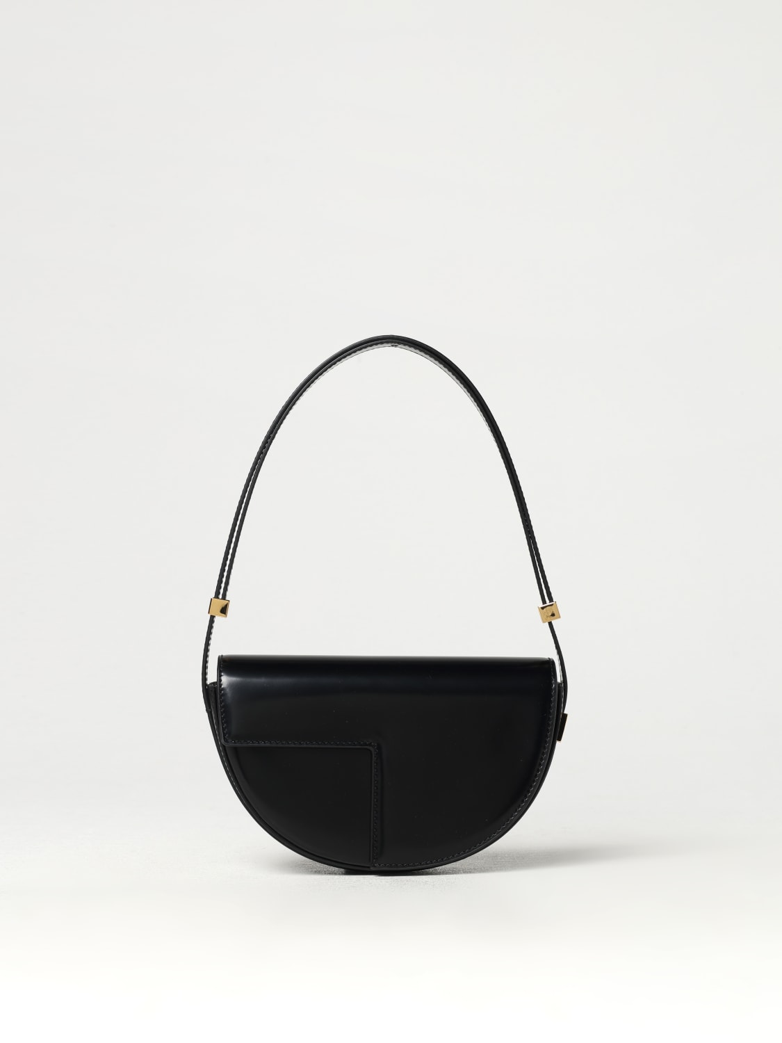 PATOU BORSA MINI: Borsa Le Petit Patou in pelle spazzolata , Nero - Img 1