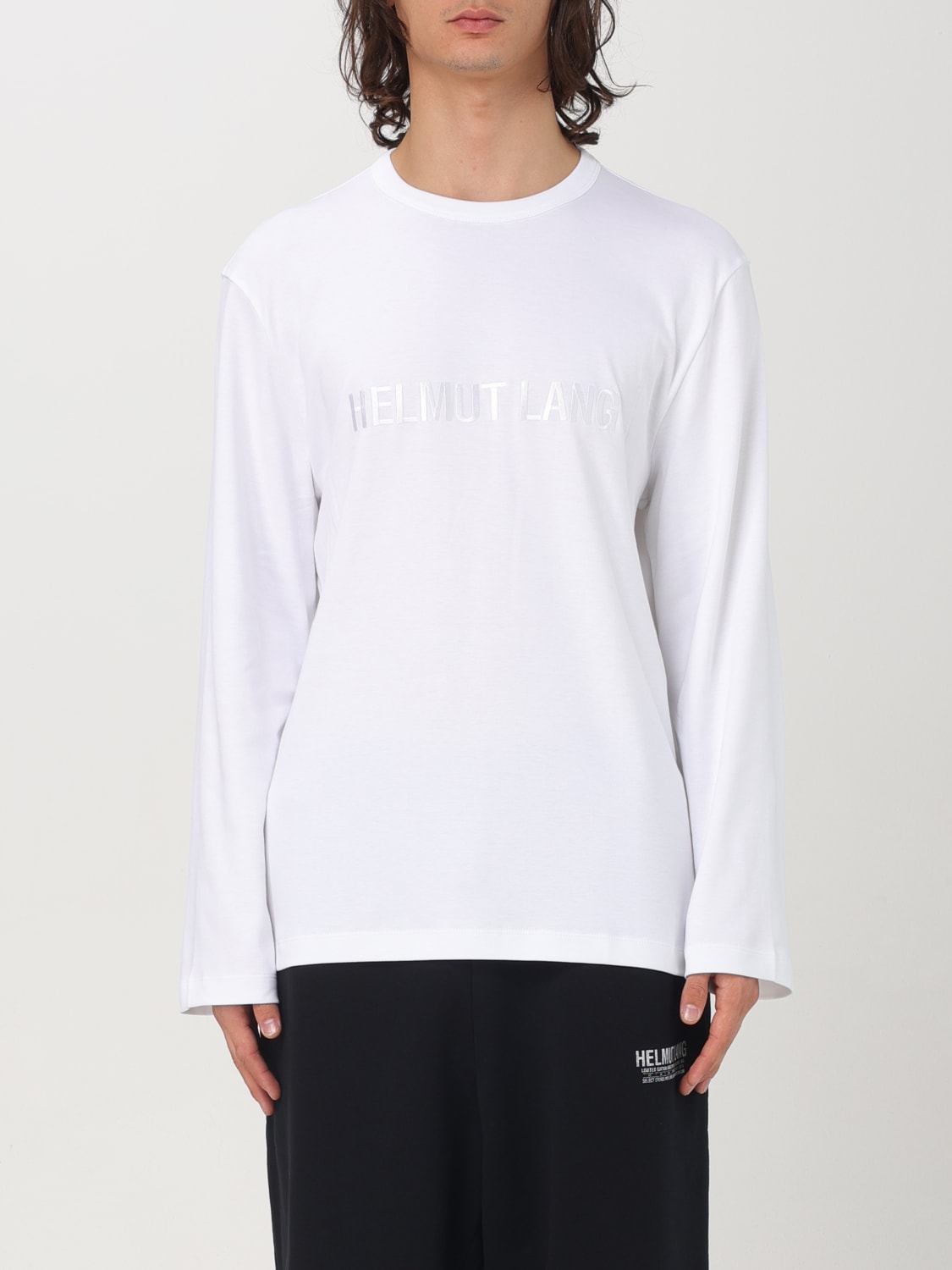 HELMUT LANG SWEATER: Helmut Lang cotton sweater, White - Img 1