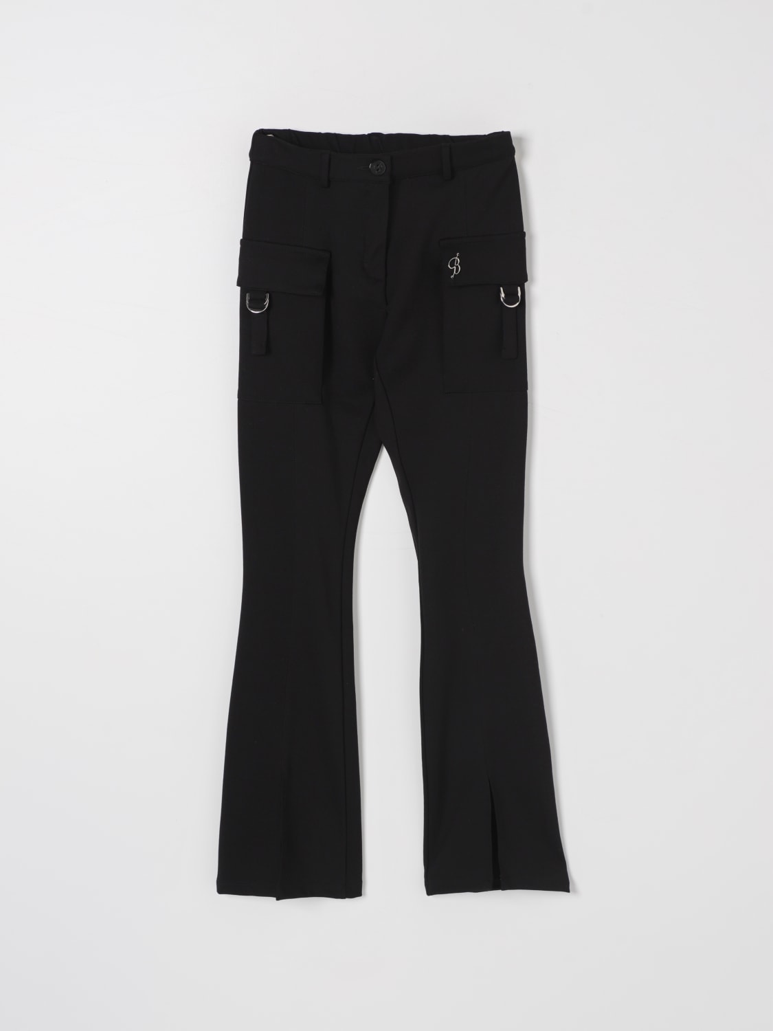 MISS BLUMARINE PANTS: Pants kids Miss Blumarine, Black - Img 1