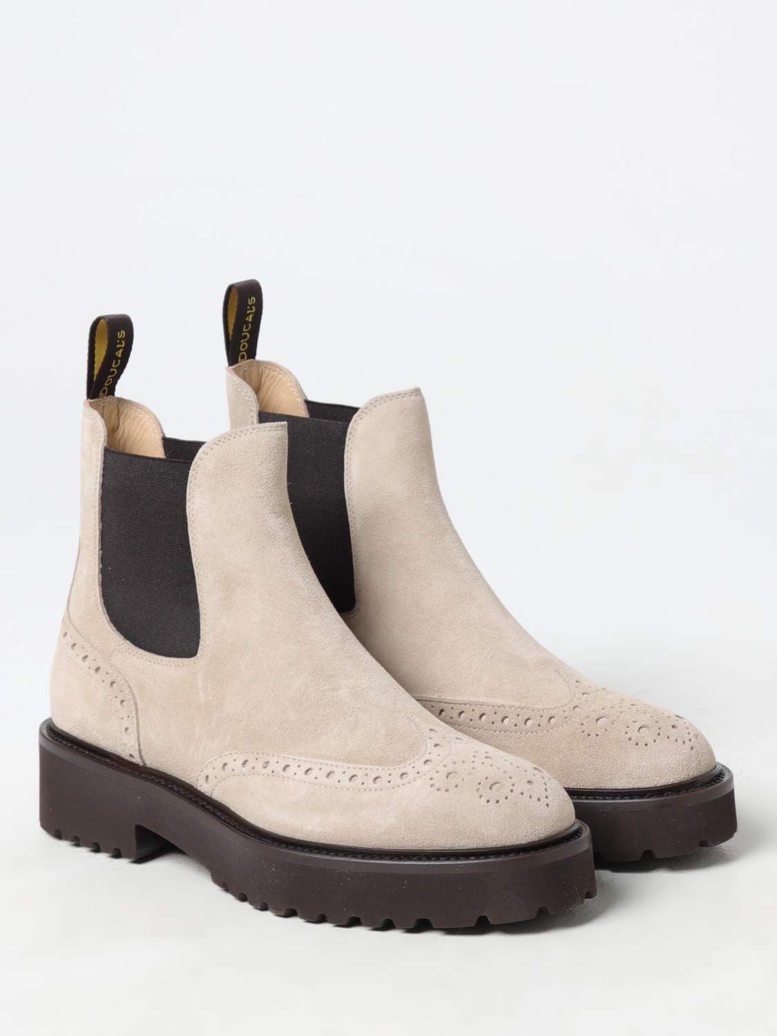 DOUCAL'S BOTAS: Botines planos mujer Doucal's, Arena - Img 2