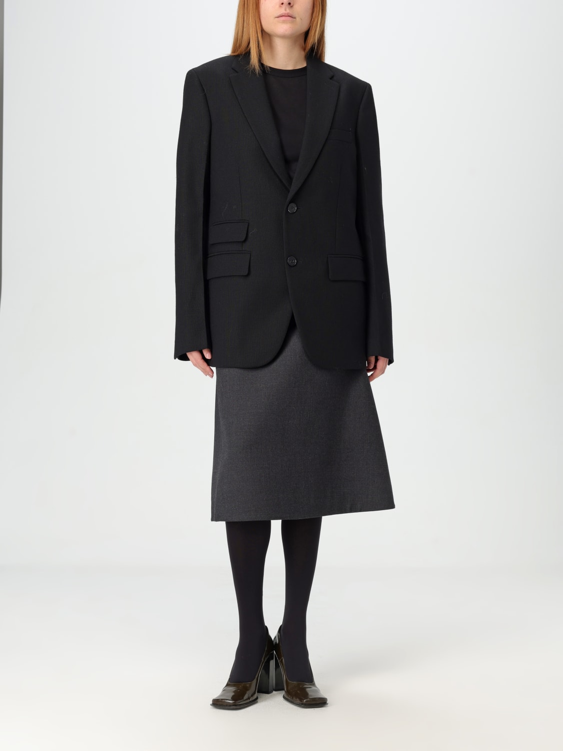 JIL SANDER ROCK: Rock damen Jil Sander, Charcoal - Img 2
