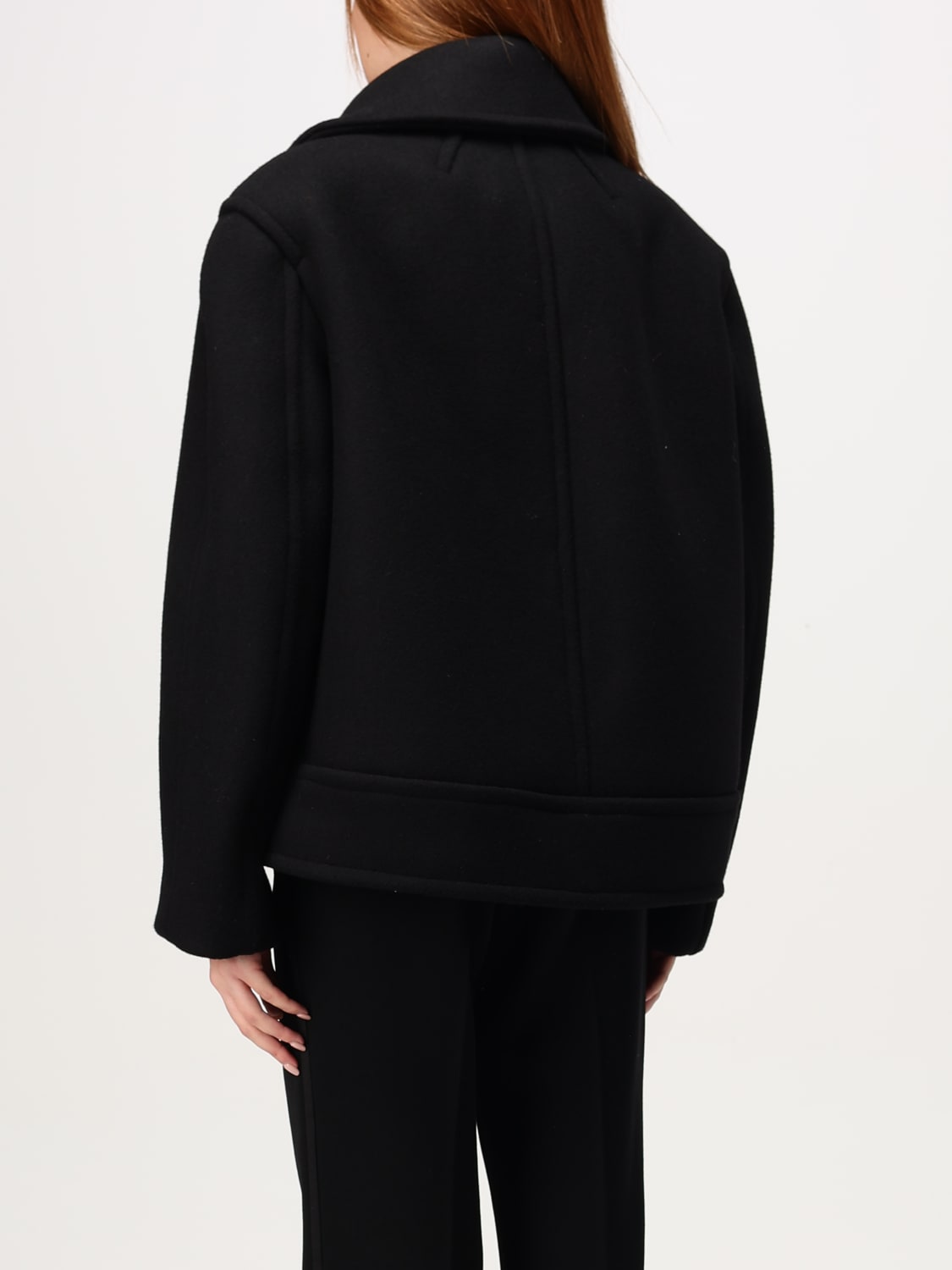SAINT LAURENT COAT: Trench coat woman Saint Laurent, Black - Img 3