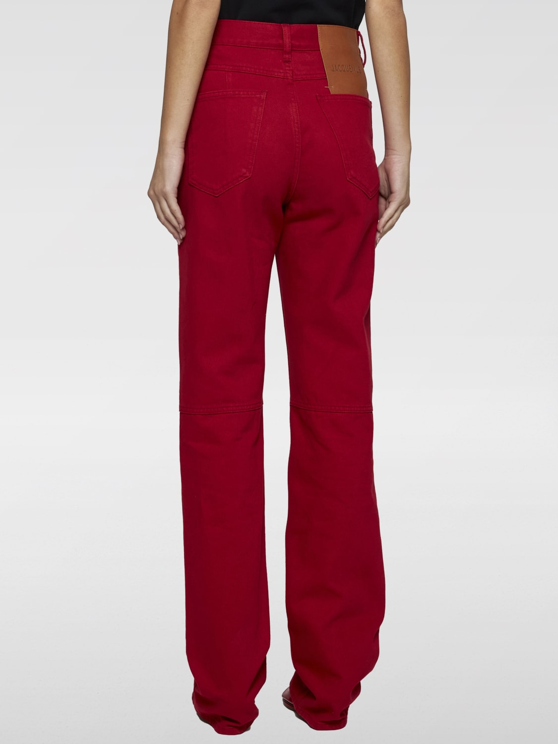 JACQUEMUS JEANS: Jeans damen Jacquemus, Rot - Img 2