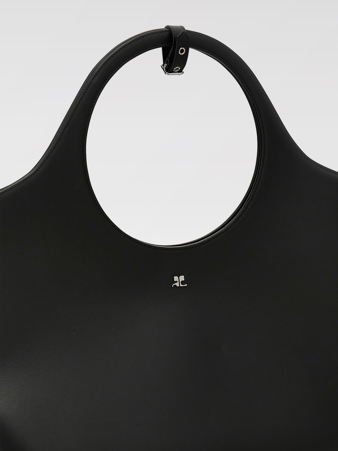 COURRÈGES HANDBAG: Shoulder bag woman CourrÈges, Black - Img 3