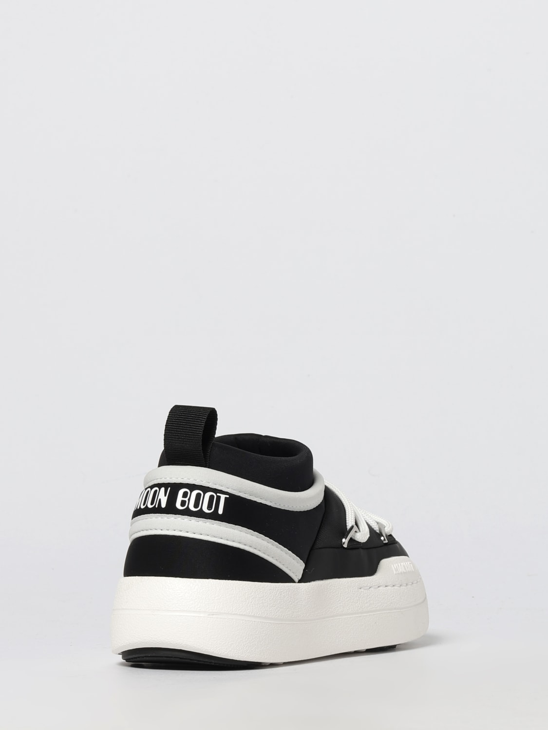 MOON BOOT SNEAKERS: Stivaletto Jr Park Icon Moon Boot in neoprene e gomma , Nero - Img 3