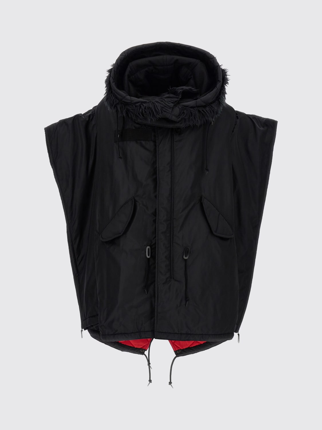 JUNYA WATANABE WAISTCOAT: Jacket woman Junya Watanabe, Black - Img 1