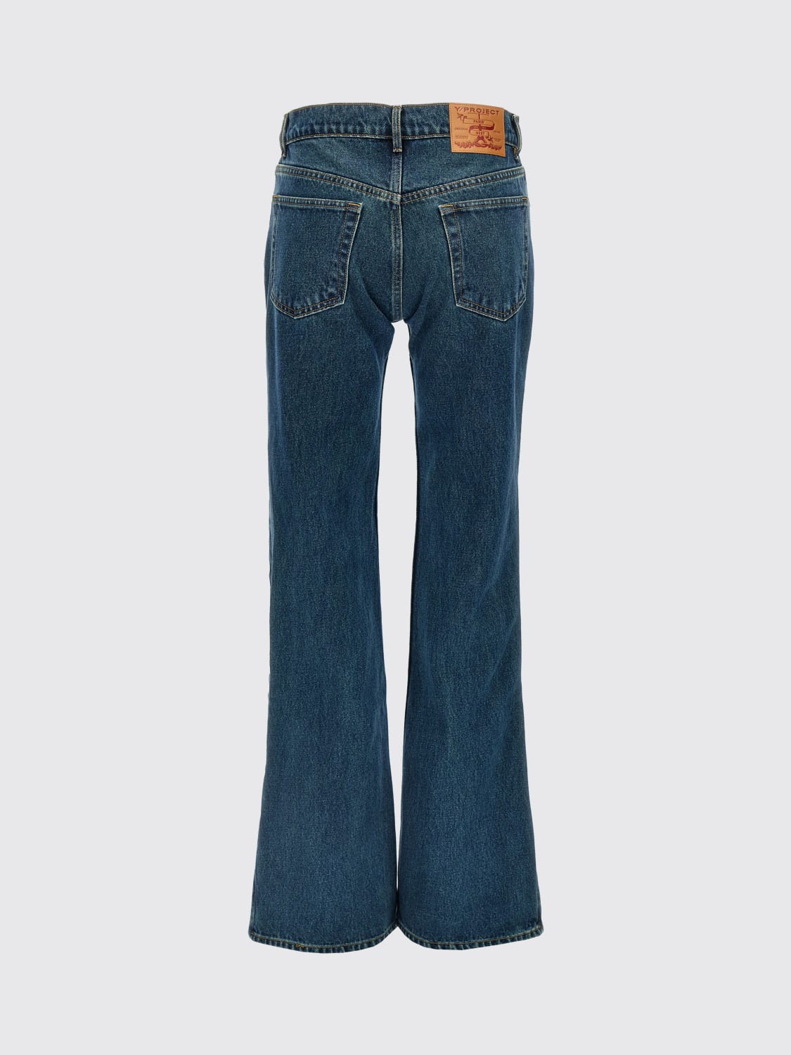 Y/PROJECT JEANS: Jeans woman Y/project, Blue - Img 2