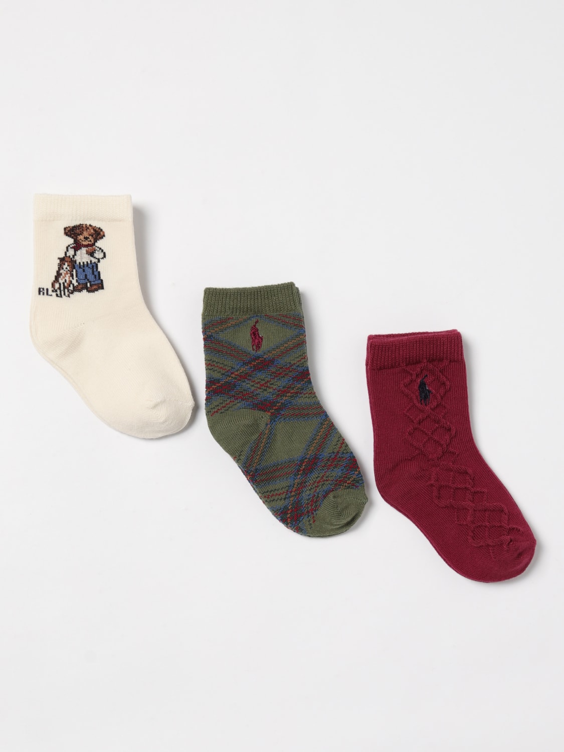 POLO RALPH LAUREN 袜子: 宝宝袜子 儿童 Polo Ralph Lauren, 印花/多色 - Img 1