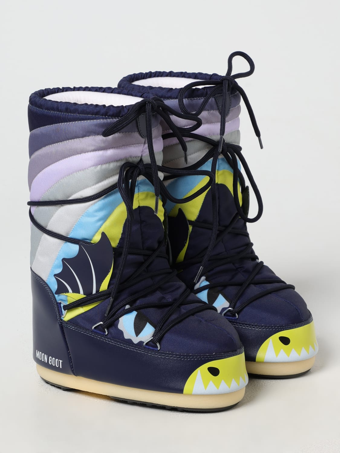 MOON BOOT 鞋: 鞋履 儿童 Moon Boot, 印花/多色 - Img 2