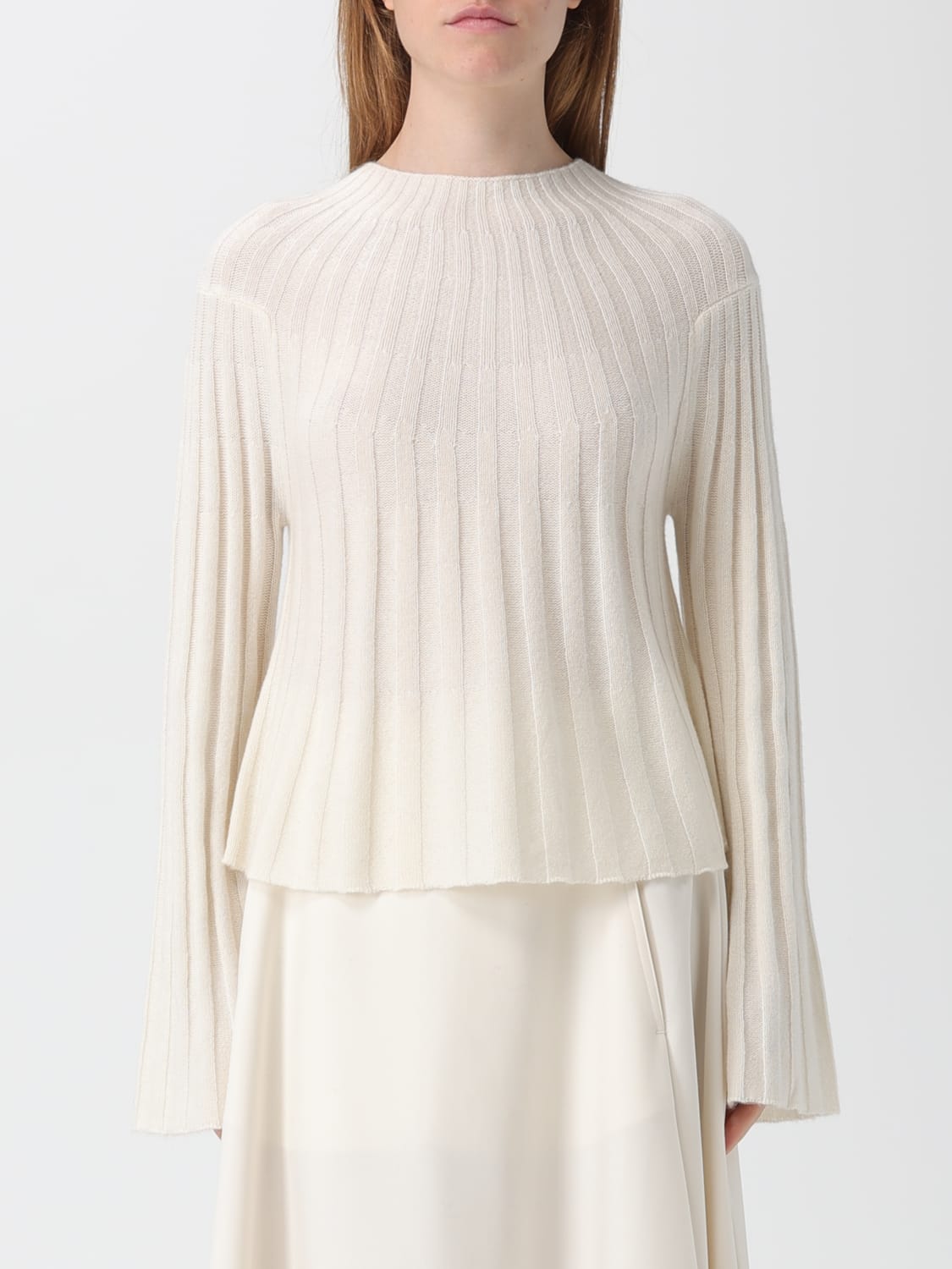 LOU LOU STUDIO JERSEY: Jersey mujer Lou Lou Studio, Marfil - Img 1