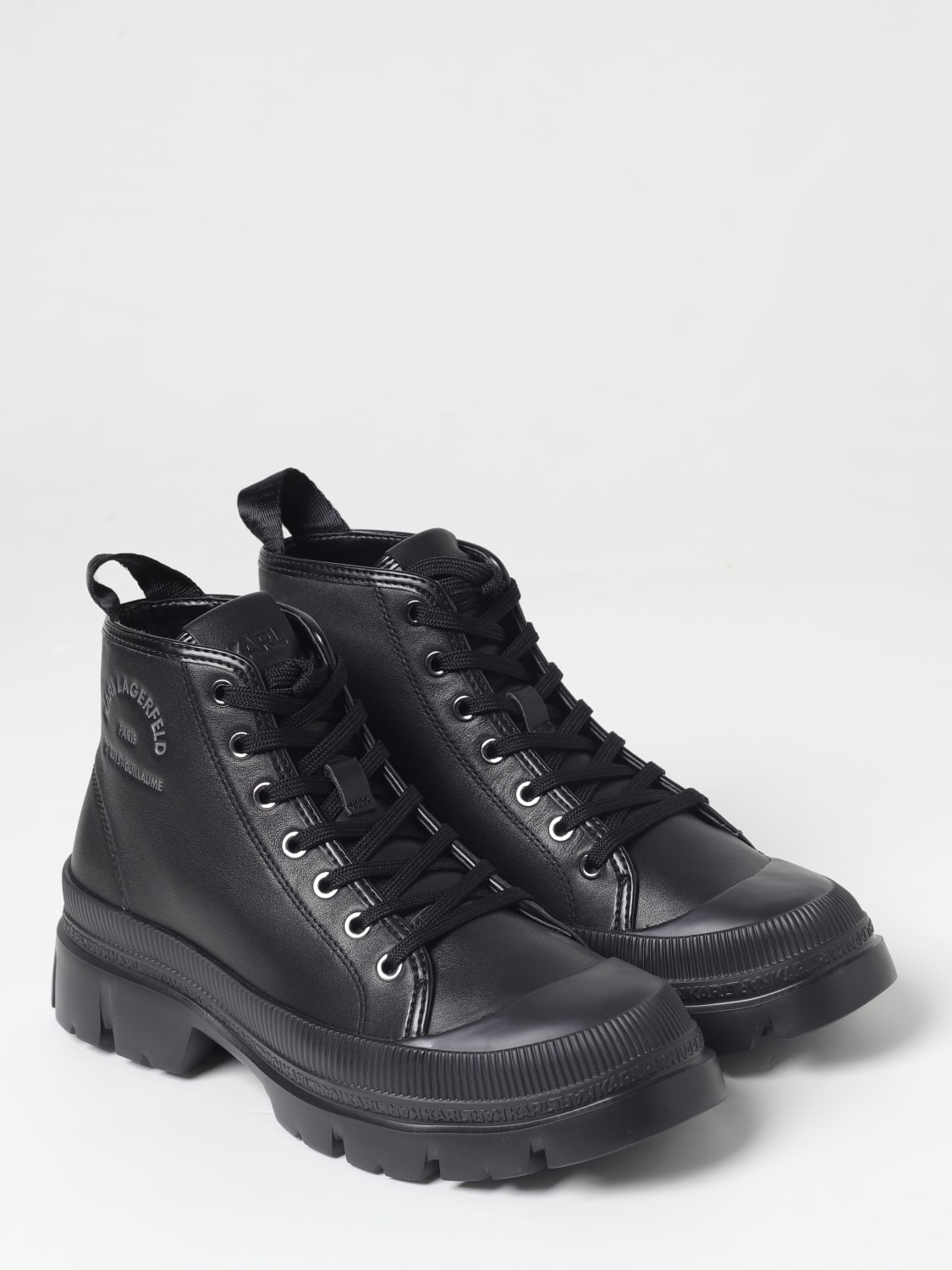 KARL LAGERFELD BOOT: Boots men Karl Lagerfeld, Black - Img 2