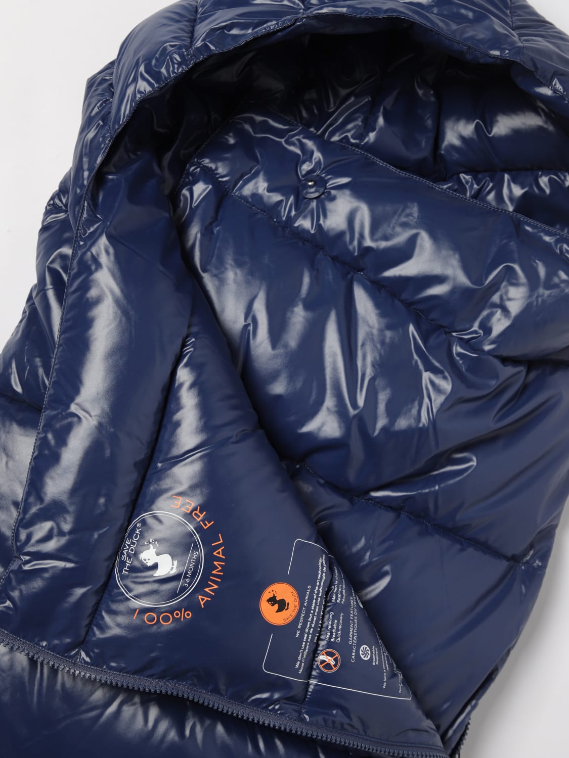 SAVE THE DUCK BLANKET SET: Coats kids Save The Duck, Blue - Img 2