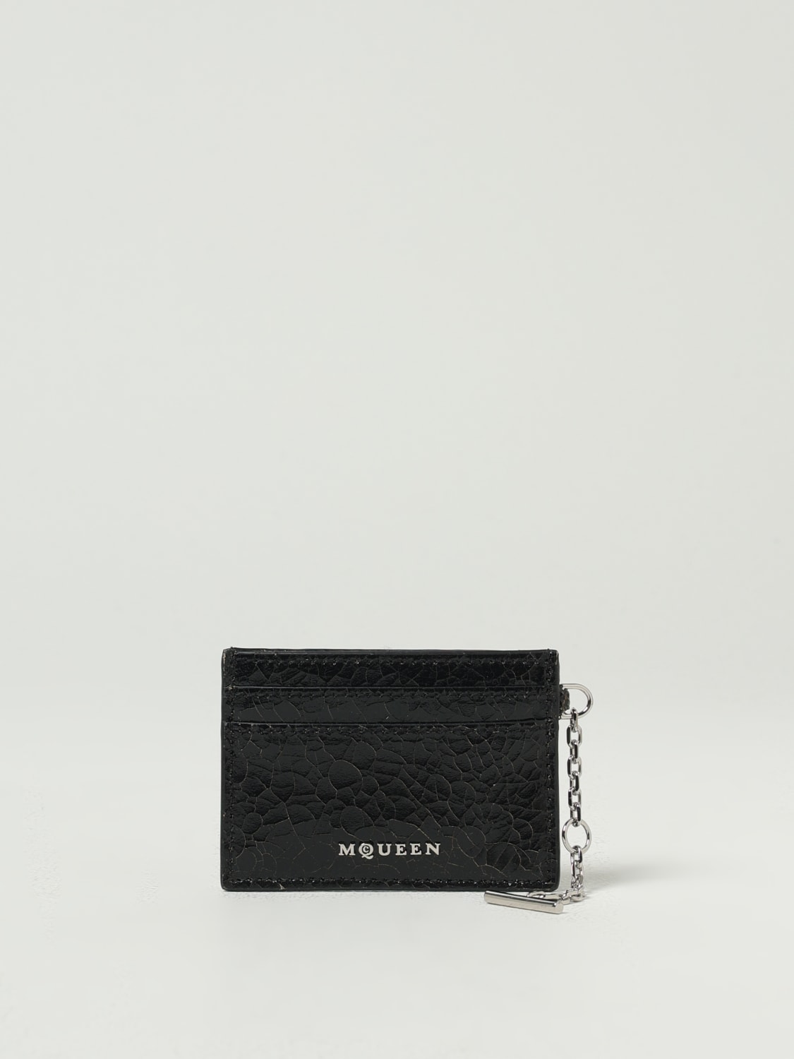 MCQUEEN WALLET: Wallet men McQueen, Black - Img 1
