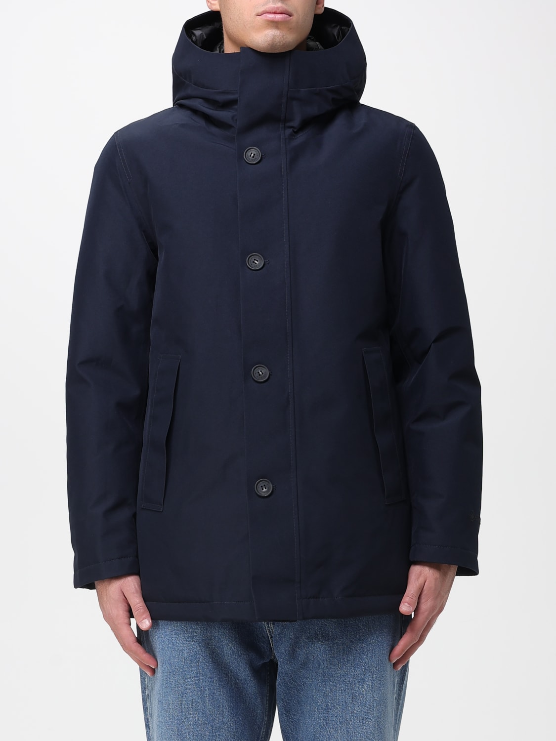 WOOLRICH COAT: Jacket men Woolrich, Blue - Img 1
