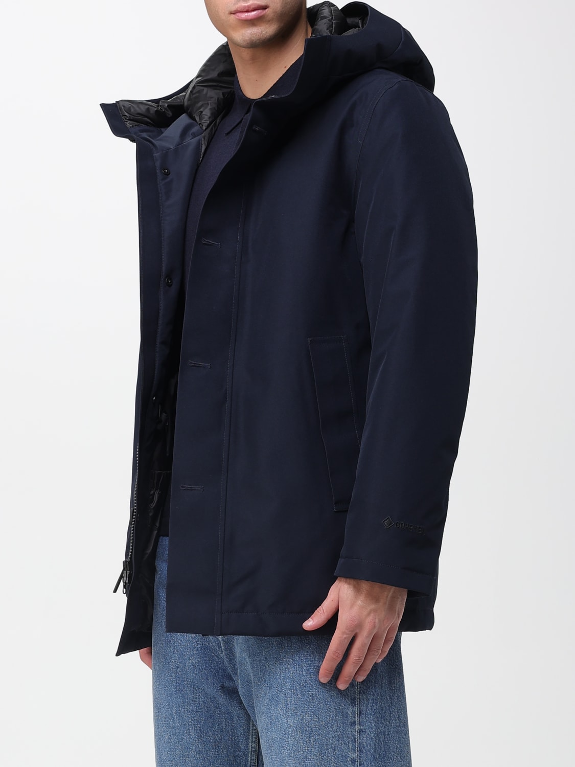 WOOLRICH COAT: Jacket men Woolrich, Blue - Img 3