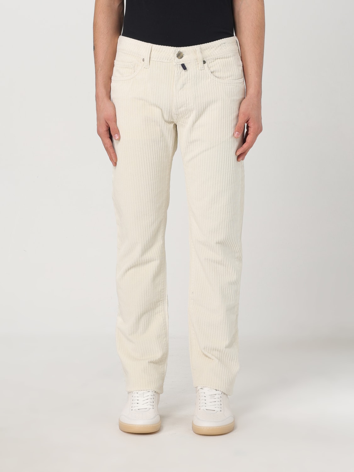 INCOTEX PANTALON: Pantalon homme Incotex, Blanc - Img 1
