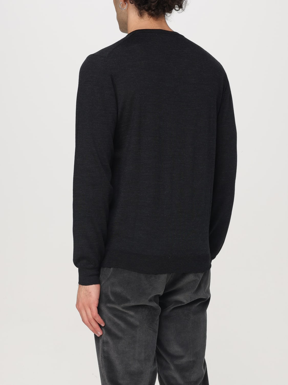 FEDELI SWEATER: Sweater men Fedeli, Grey - Img 2