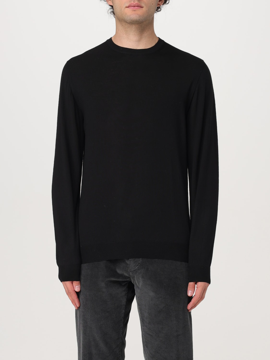 FEDELI PULLOVER: Pullover herren Fedeli, Schwarz - Img 1