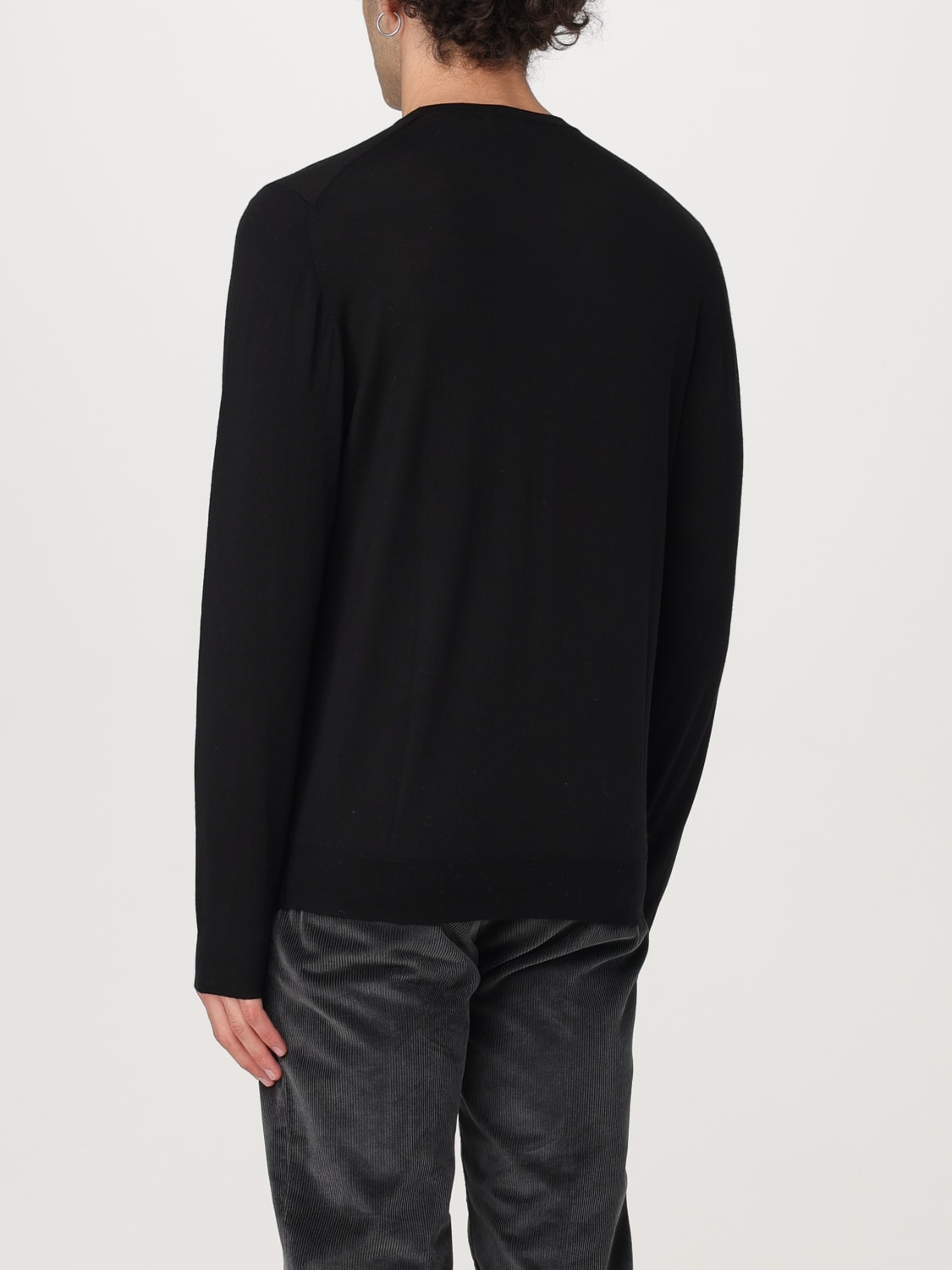 FEDELI PULLOVER: Pullover herren Fedeli, Schwarz - Img 2