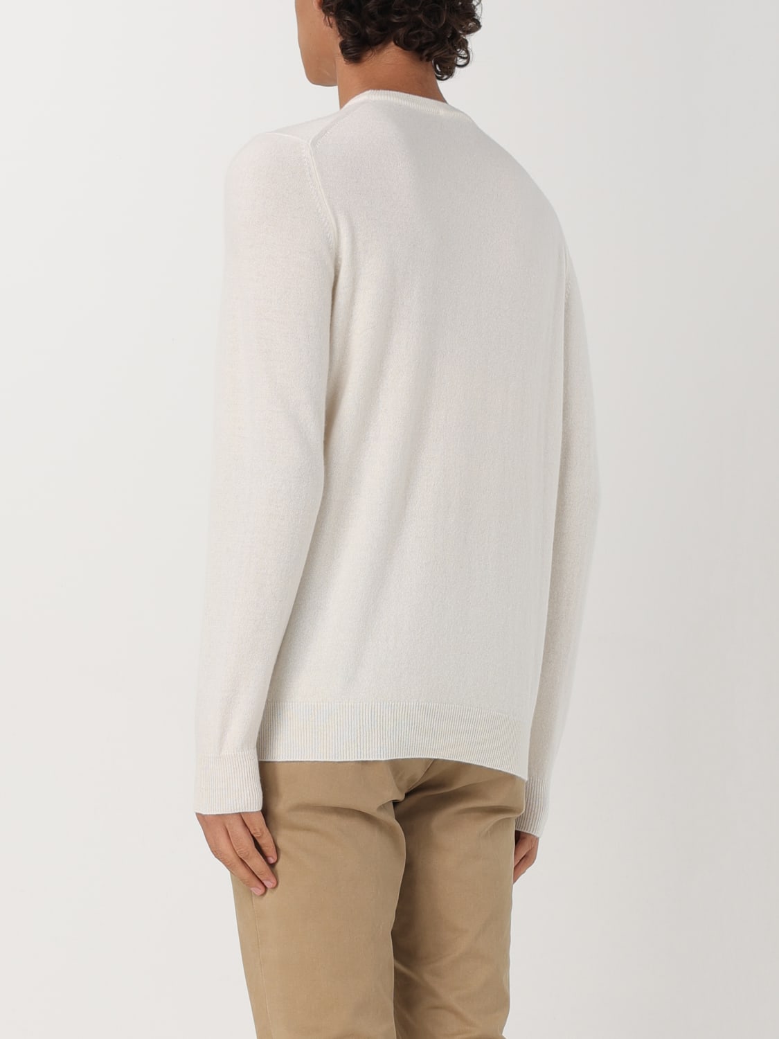 FEDELI SWEATER: Sweater men Fedeli, White - Img 2