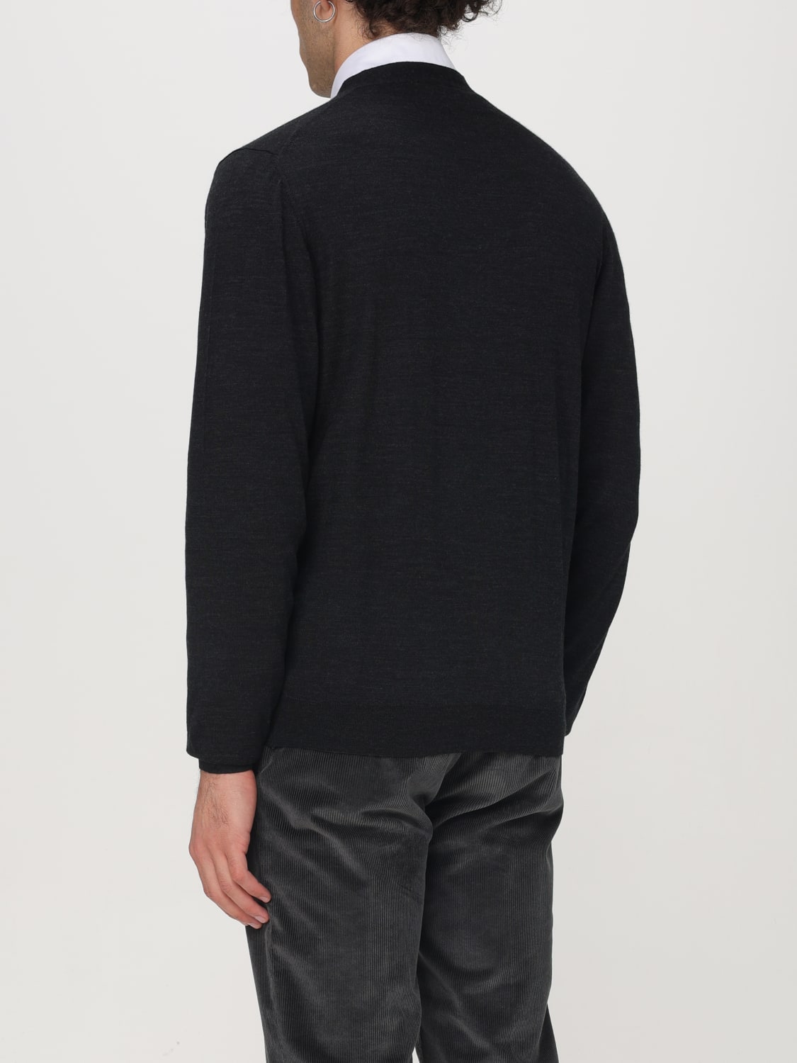 FEDELI PULLOVER: Pullover herren Fedeli, Schwarz - Img 2