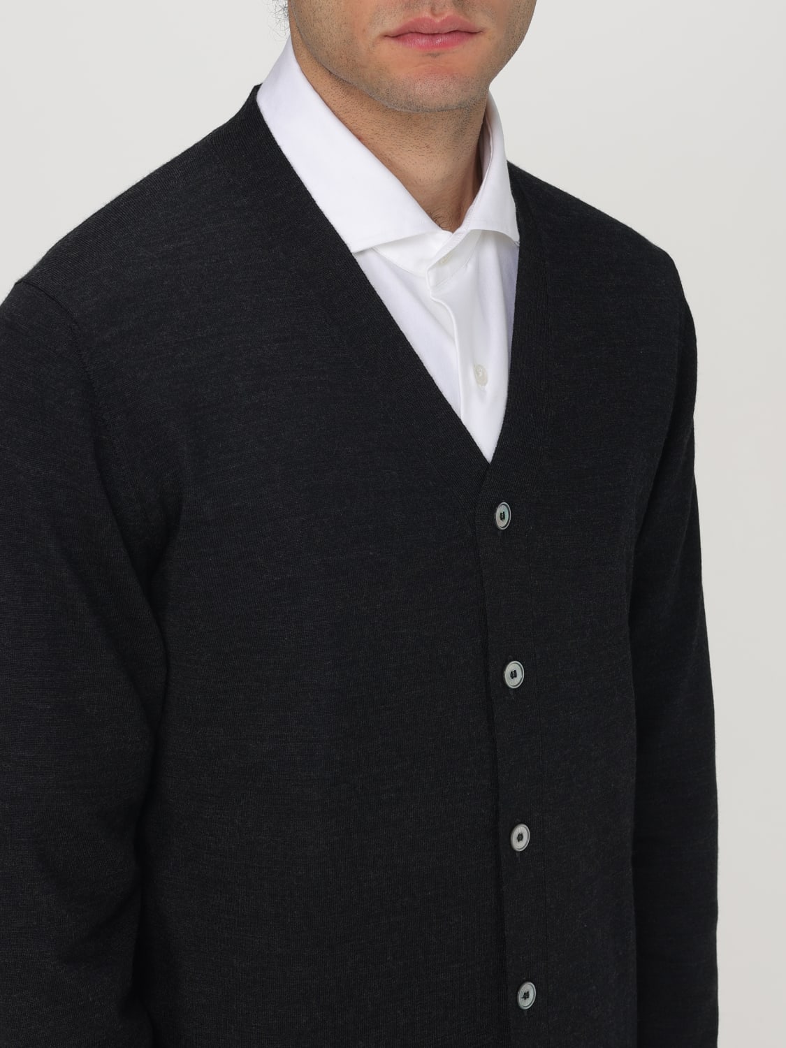 FEDELI PULLOVER: Pullover herren Fedeli, Schwarz - Img 4