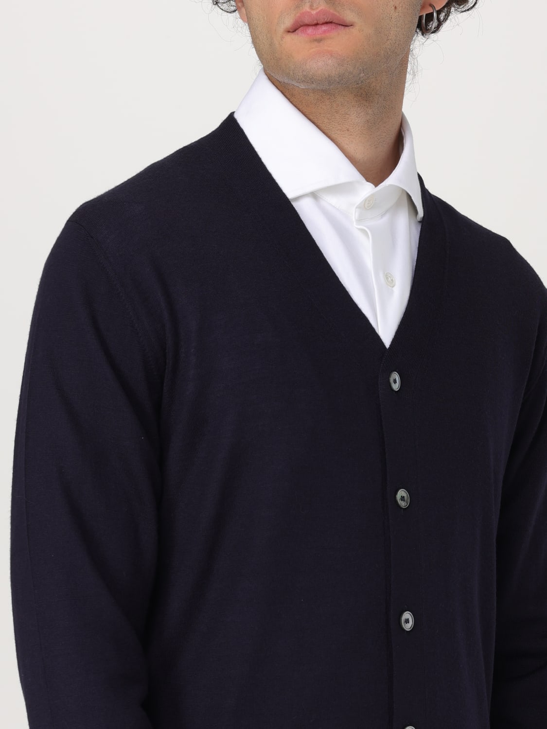 FEDELI PULLOVER: Pullover herren Fedeli, Blau - Img 4