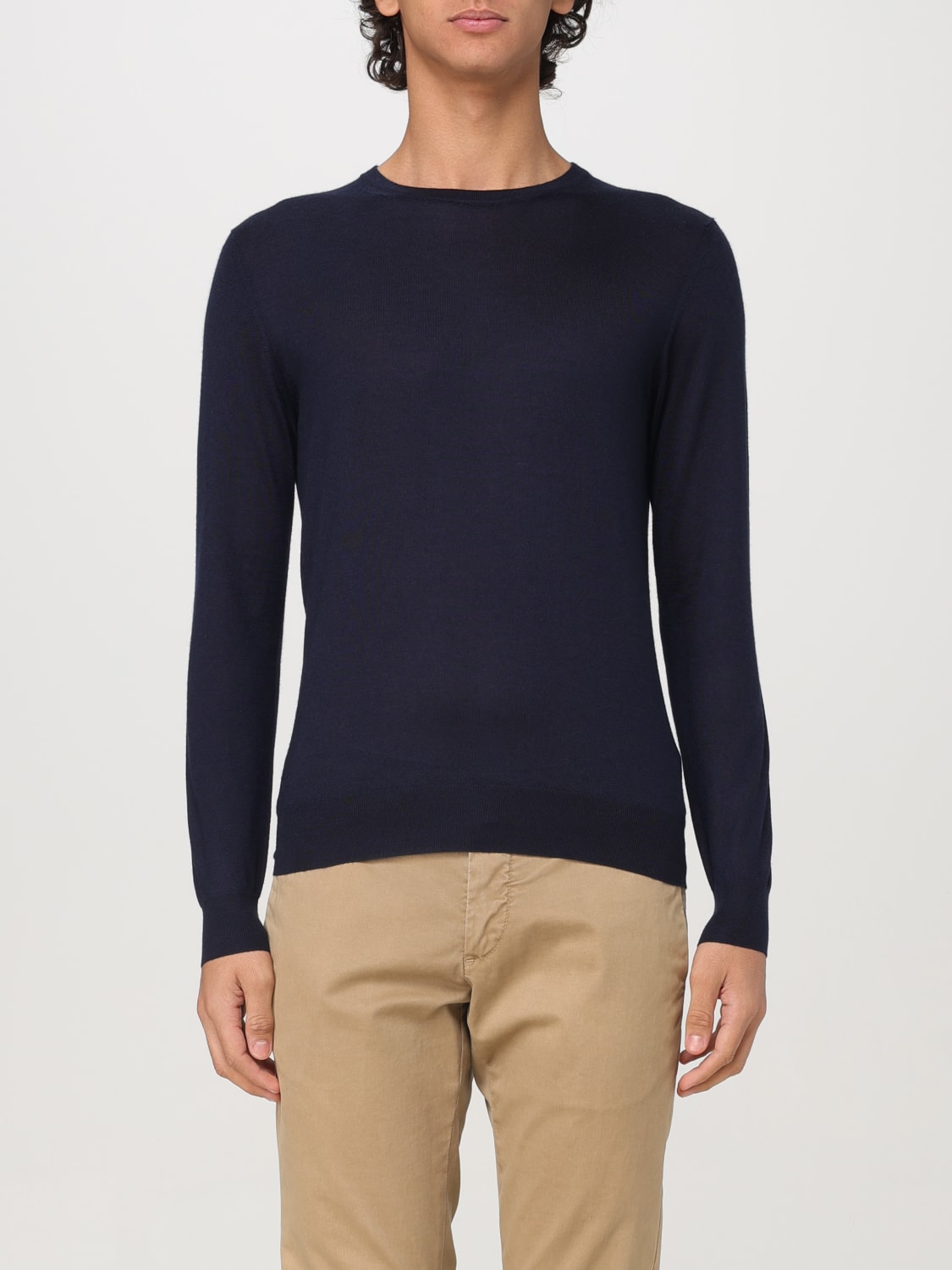 FEDELI SWEATER: Sweater men Fedeli, Blue - Img 1