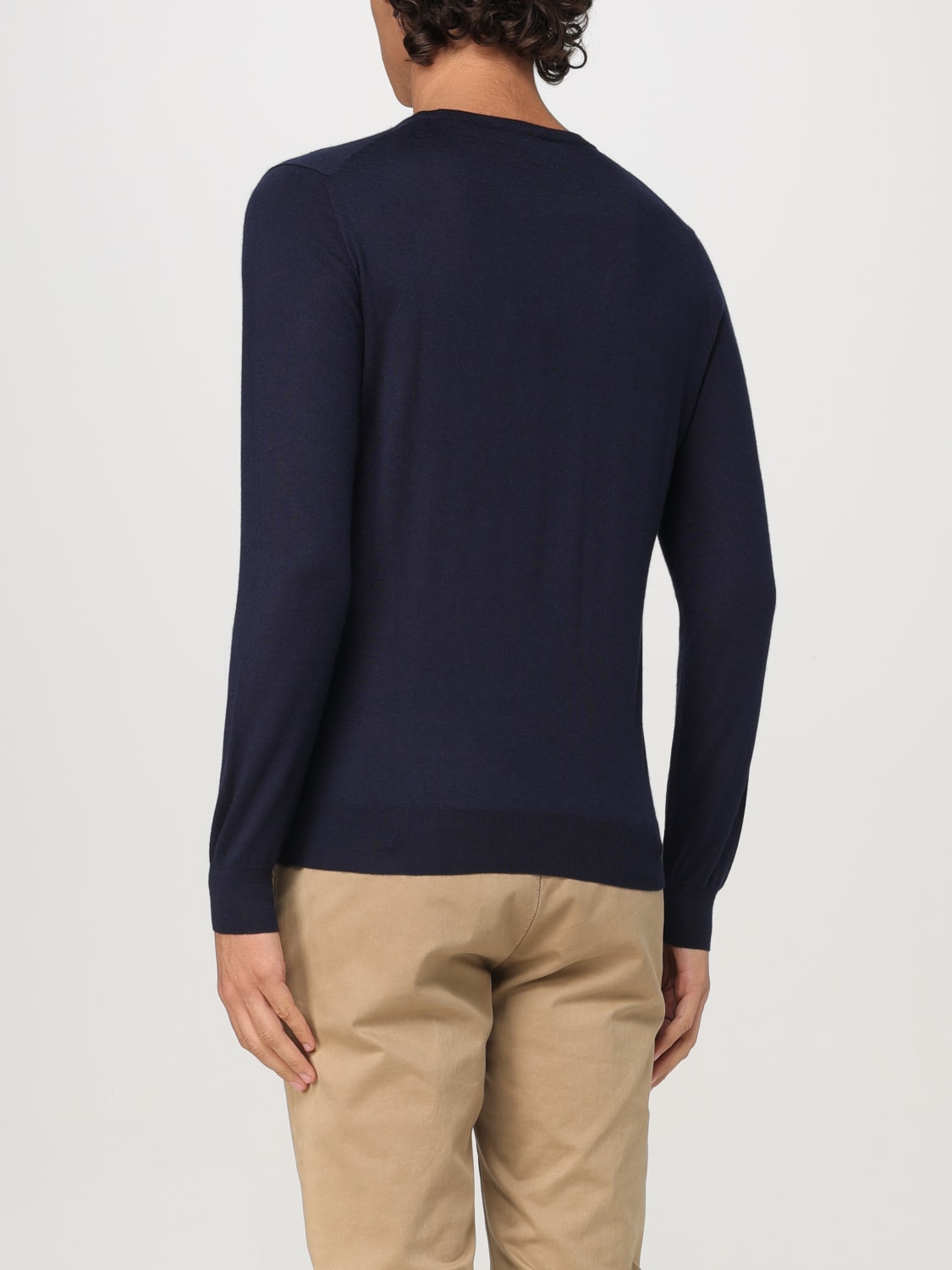 FEDELI SWEATER: Sweater men Fedeli, Blue - Img 2