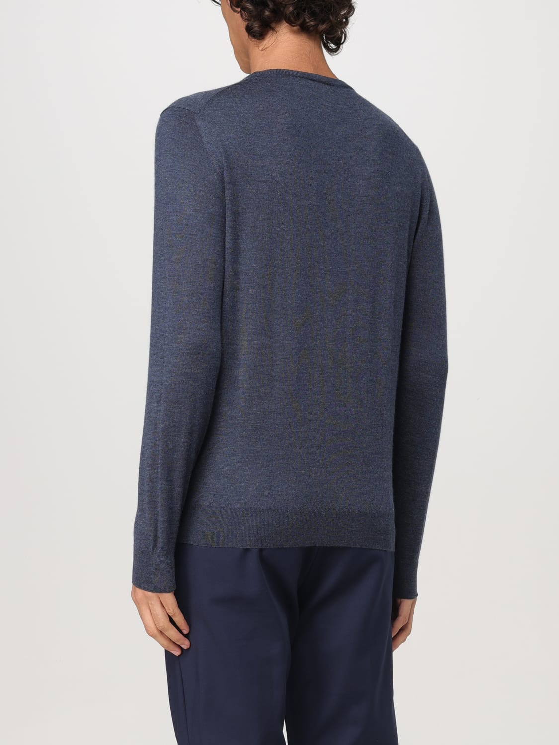 FEDELI SWEATER: Sweater men Fedeli, Navy - Img 2