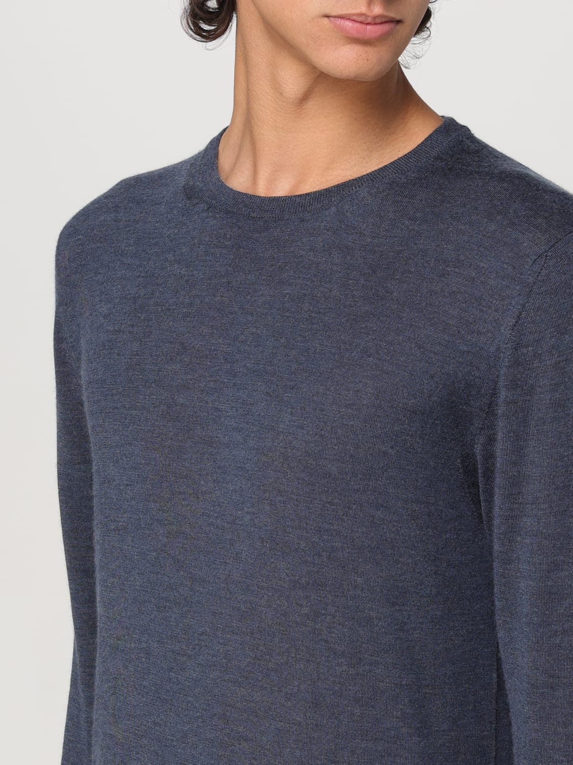 FEDELI SWEATER: Sweater men Fedeli, Navy - Img 3