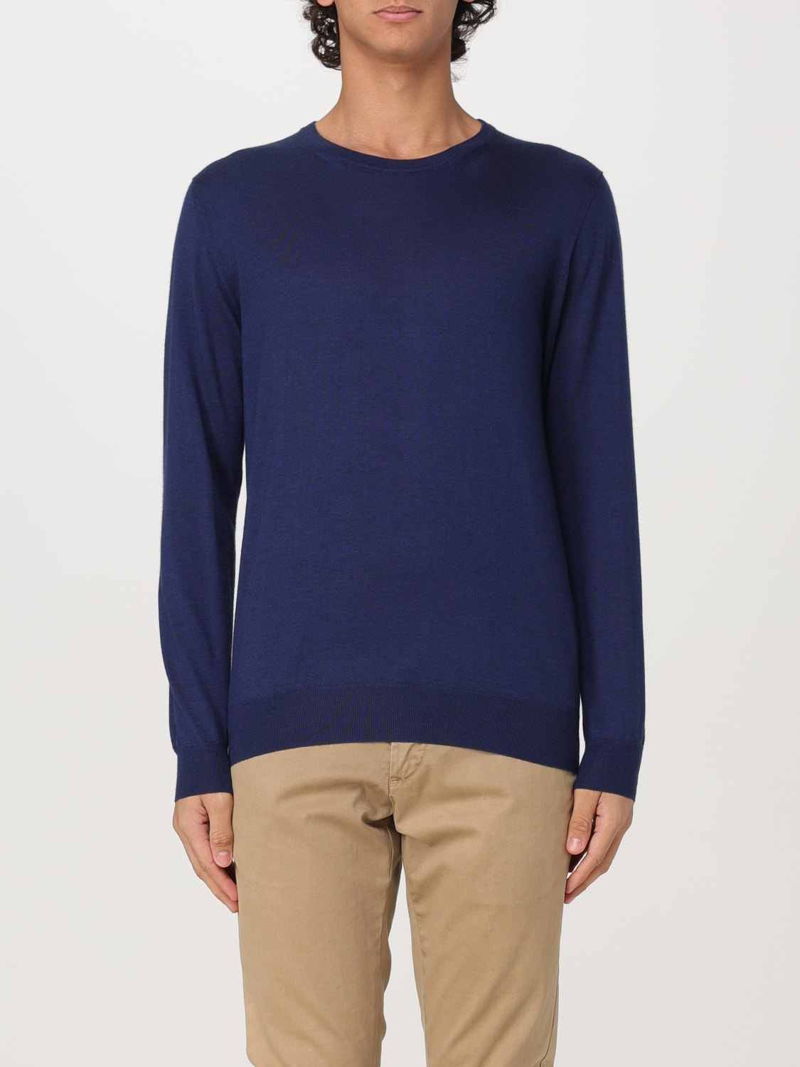 FEDELI PULLOVER: Pullover herren Fedeli, Blau 1 - Img 1