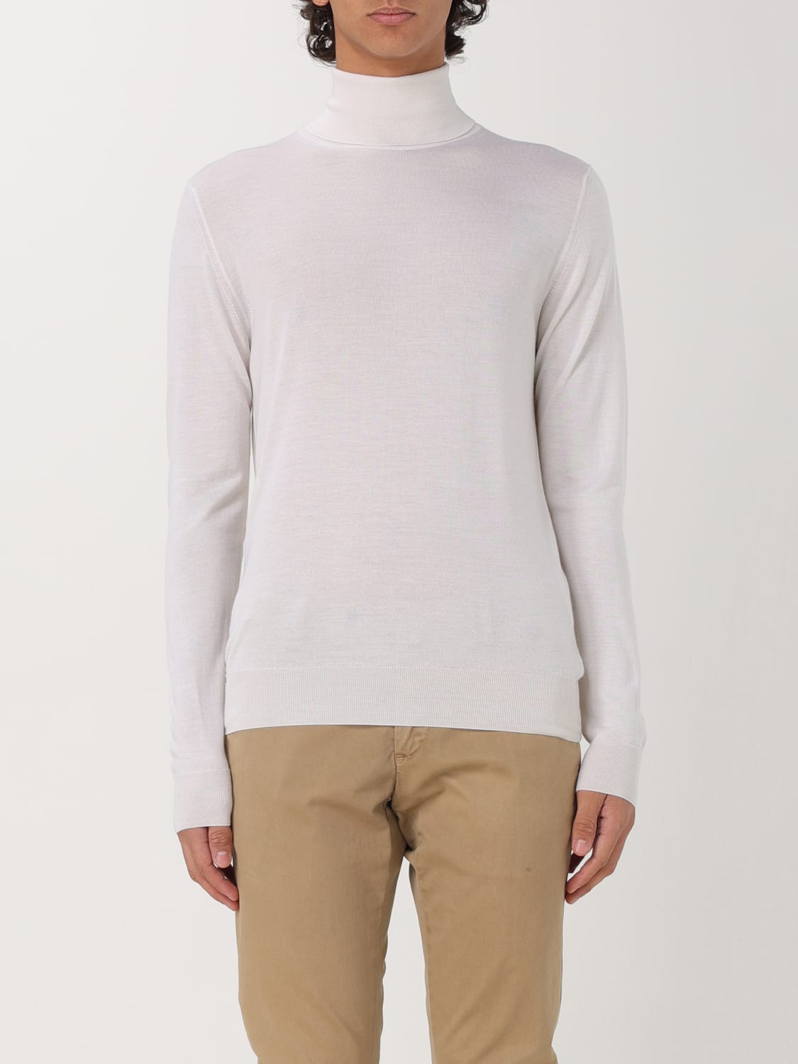 FEDELI PULLOVER: Pullover herren Fedeli, Weiß - Img 1