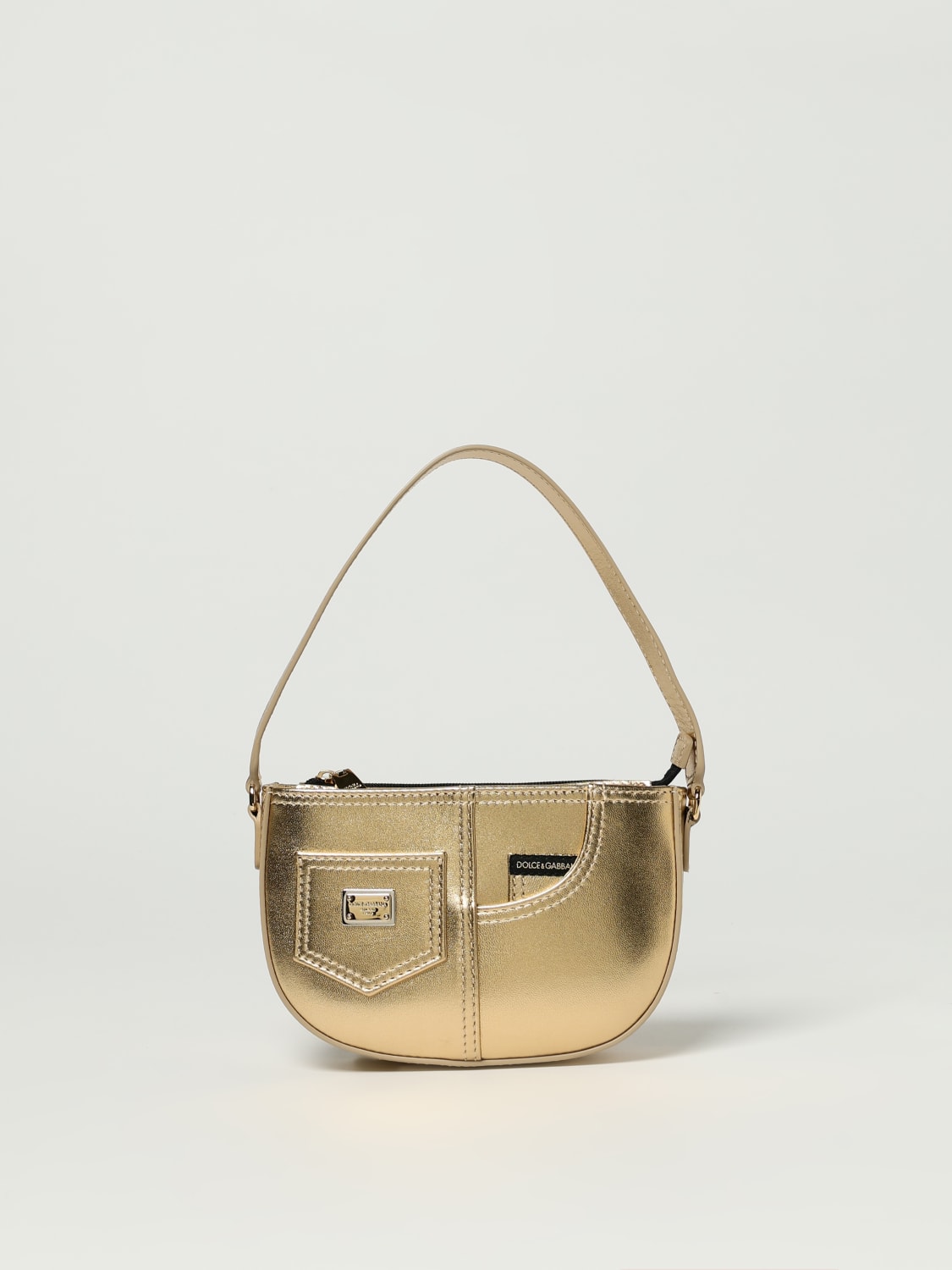 DOLCE & GABBANA BAG: Bag kids Dolce & Gabbana, Brown - Img 1